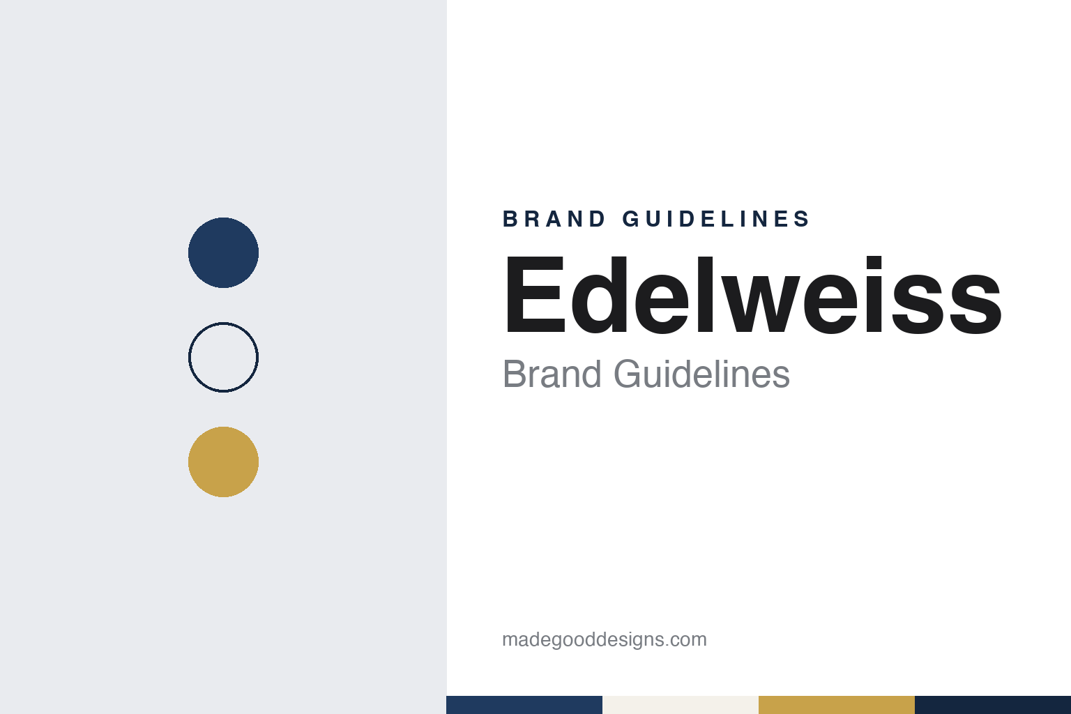 Edelweiss brand guidelines — abstract colour discs and material texture (original homage; not a Edelweiss product or logo)