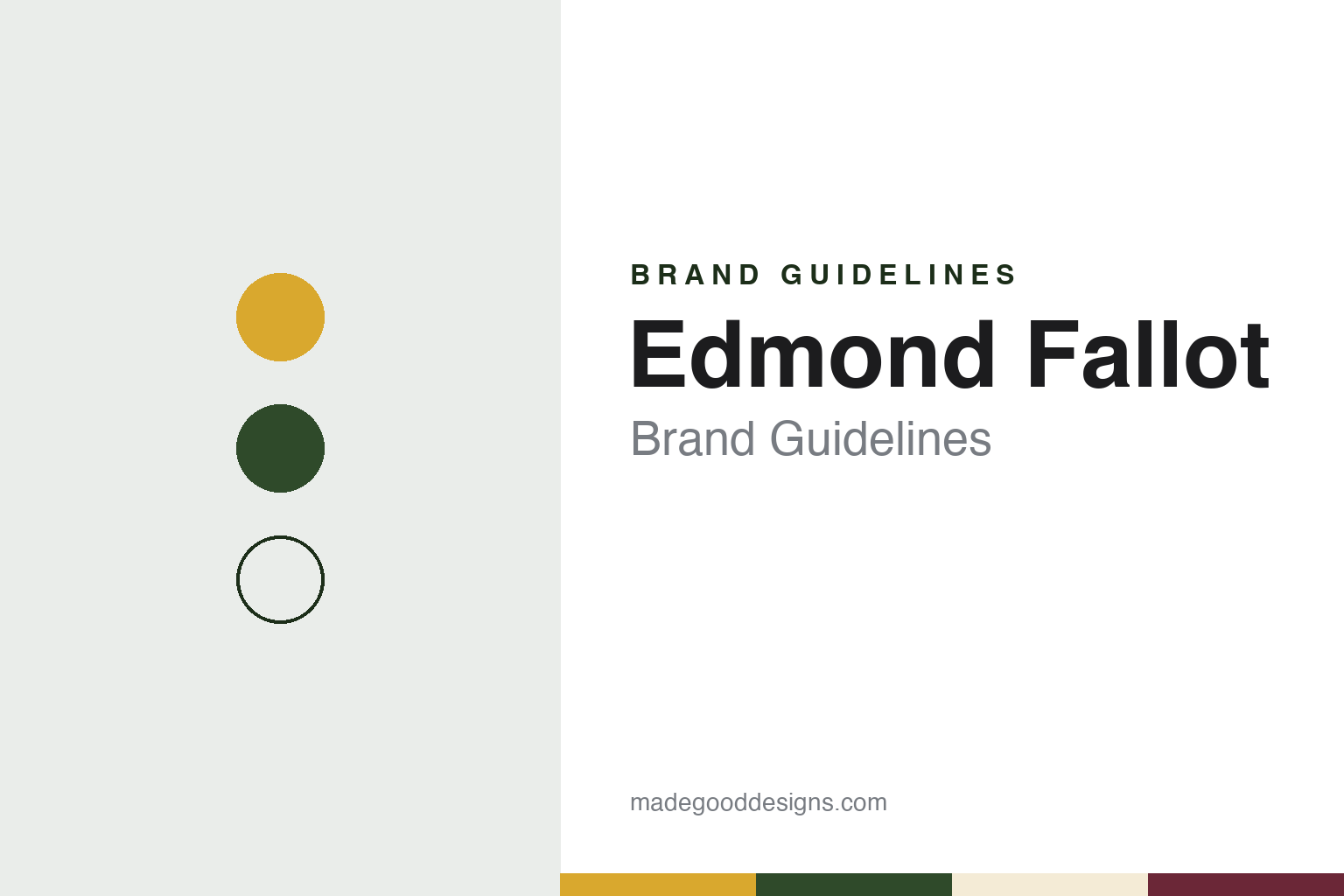 Edmond Fallot Brand Guidelines: The Stone-Ground Mustard Mill of Beaune, Since 1840