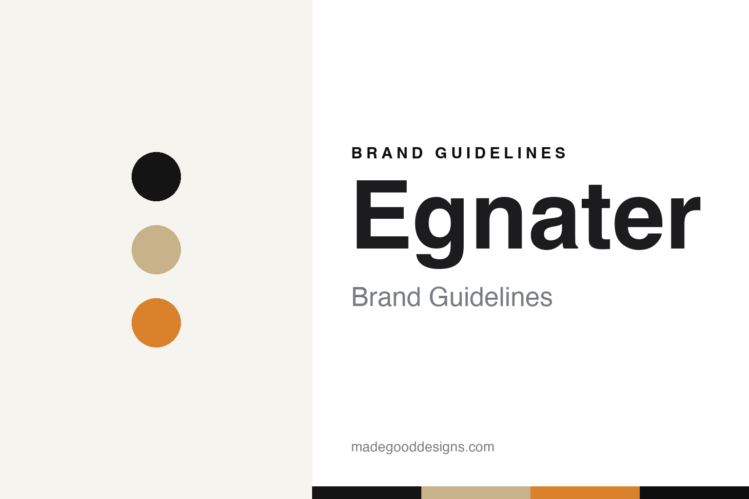 Egnater brand guidelines — abstract colour discs and material texture (original homage; not a Egnater product or logo)