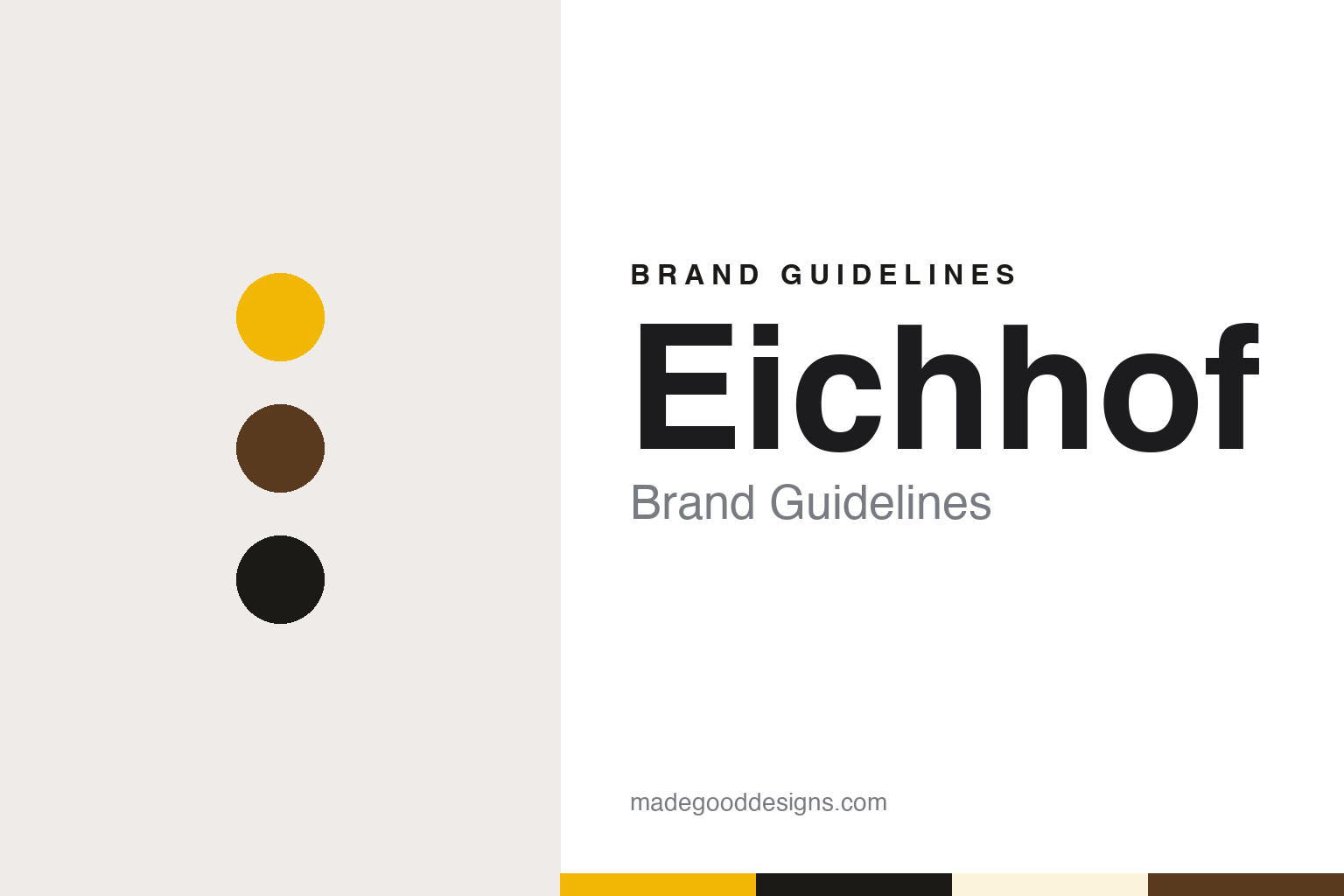 Eichhof Brand Guidelines: Lucerne’s Squirrel Beer, Brewed Since 1834