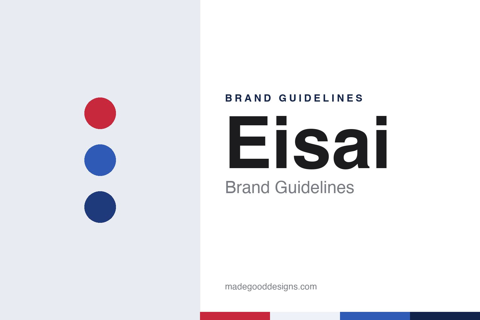 Eisai Brand Guidelines: Nihon Eisai, a Red-and-Blue Globe and the hhc Signature