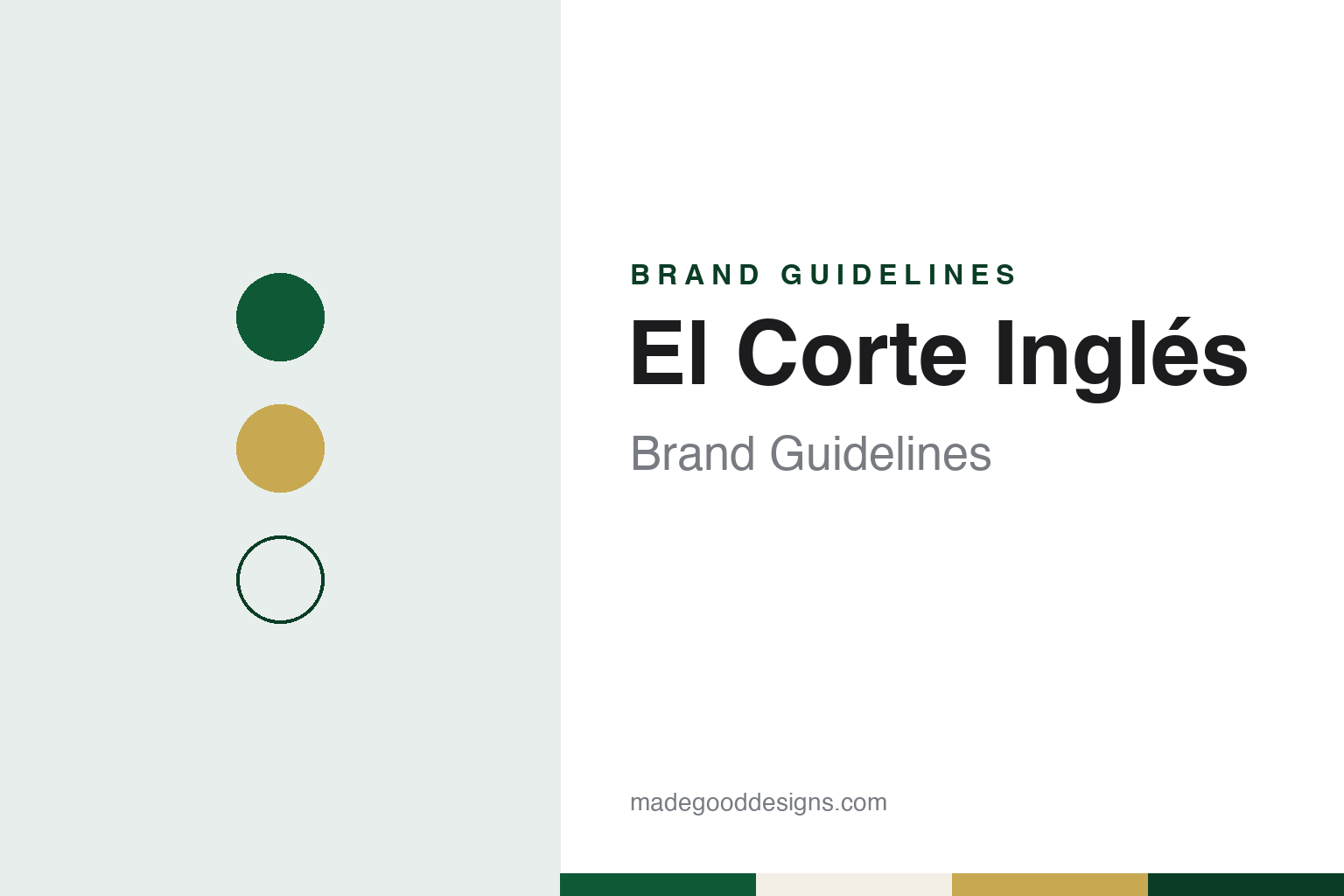 El Corte Inglés Brand Guidelines: An 1890 Tailor’s Name, Calle Preciados & Cortylandia