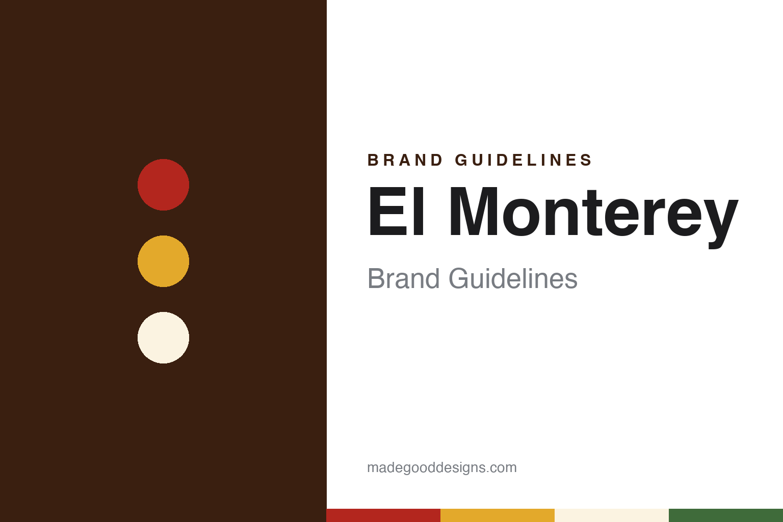 El Monterey Brand Guidelines: A Tulare Family Kitchen Behind a Frozen Burrito Name