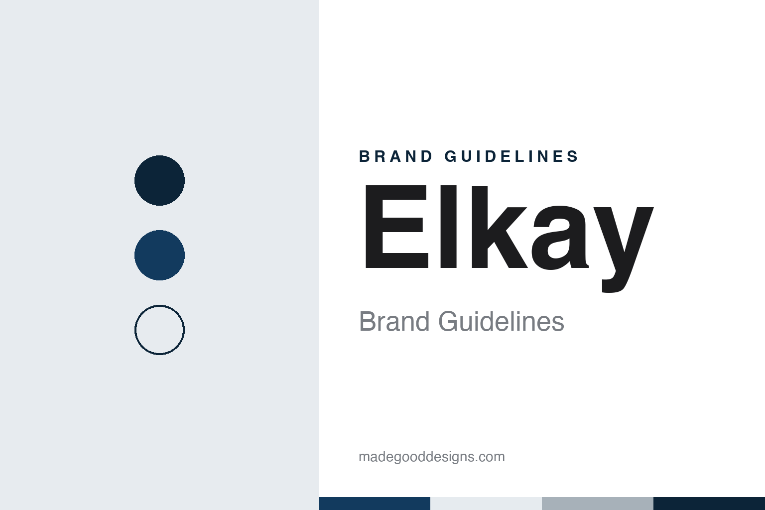 Elkay Brand Guidelines: The Chicago Sink Maker Named After Its Founders