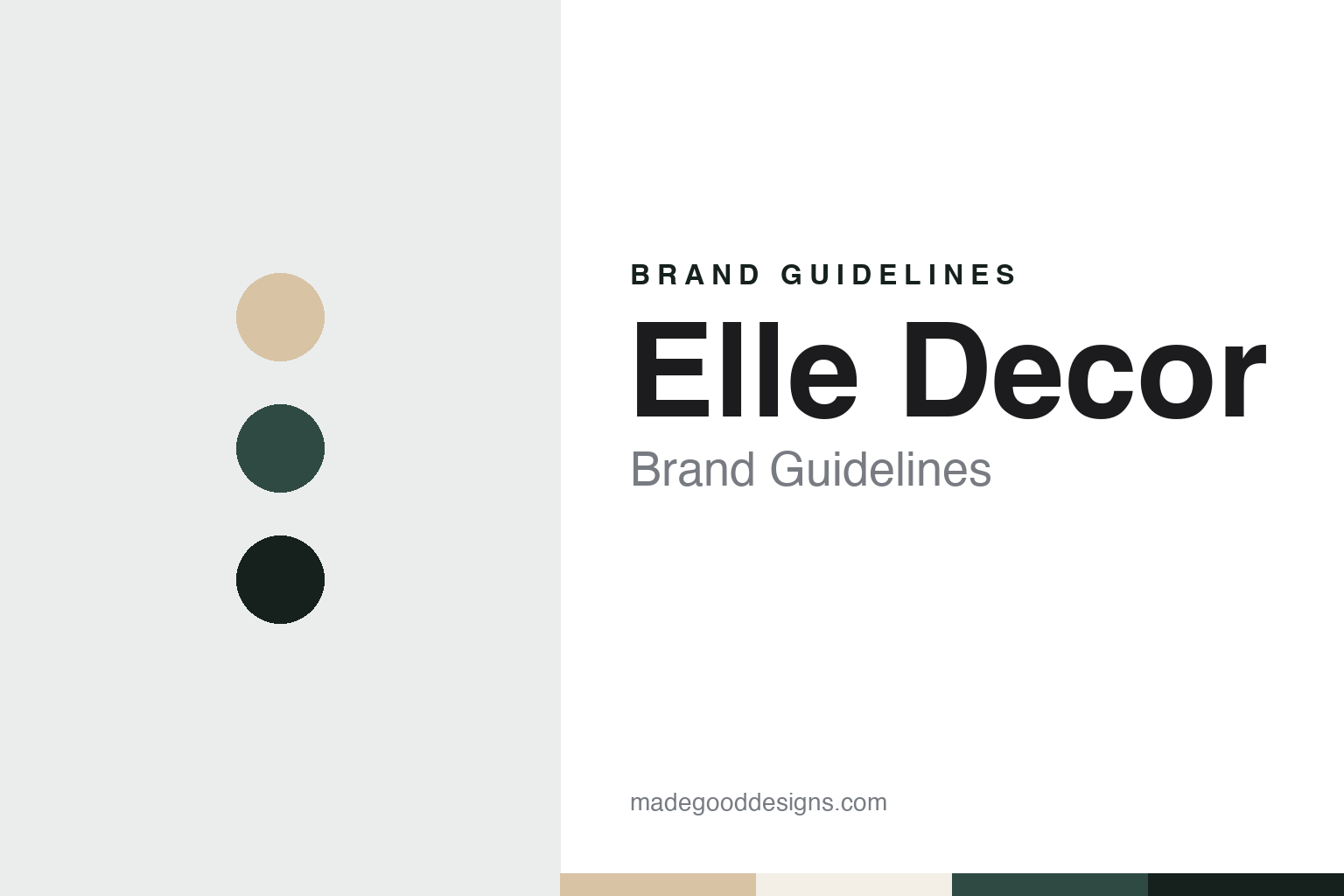 Elle Decor Brand Guidelines: An American Shelter Title of 1989 Under the Elle Name