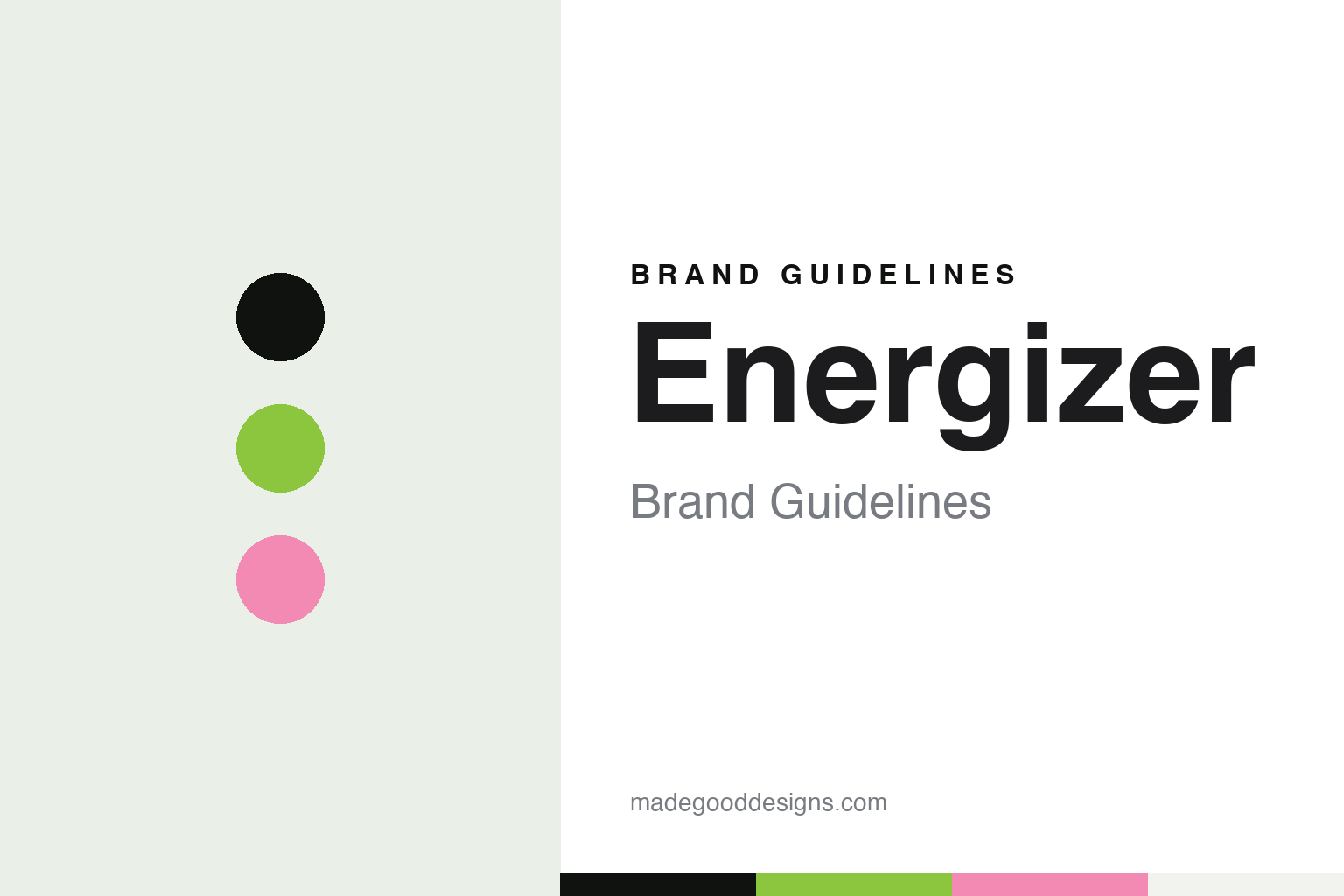 Energizer brand guidelines — abstract colour discs and material texture (original homage; not a Energizer product or logo)