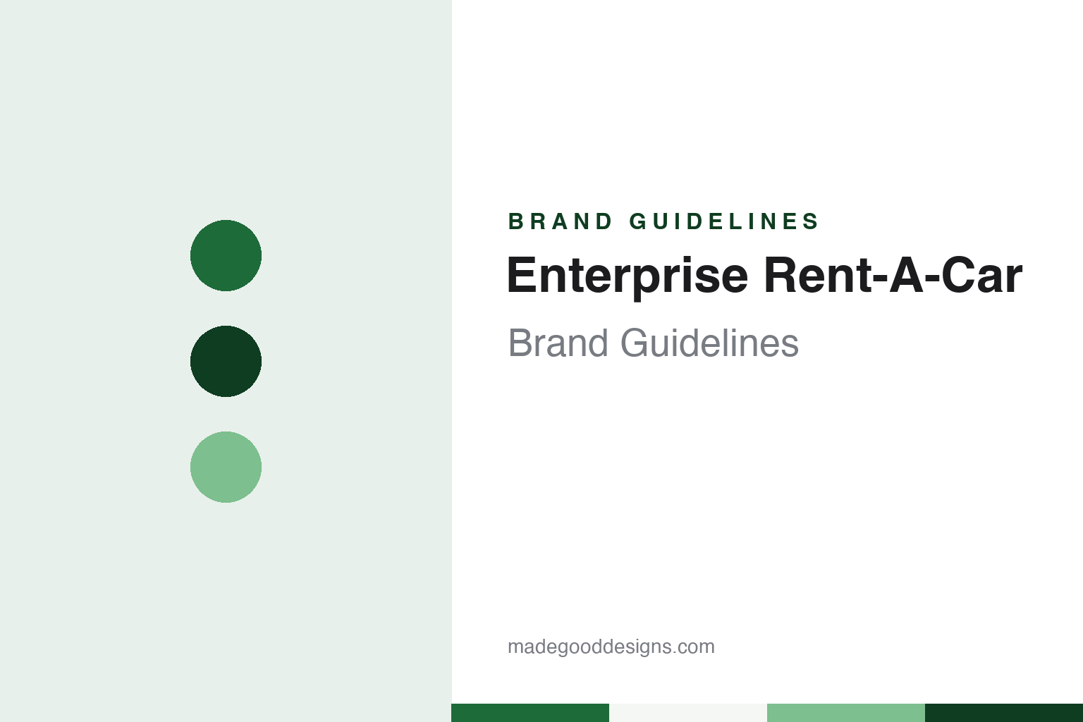 Enterprise Rent-A-Car Brand Guidelines: Executive Leasing, St. Louis, 1957