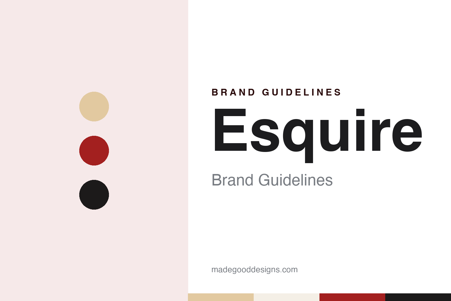 Esquire brand guidelines — abstract colour discs and material texture (original homage; not a Esquire product or logo)