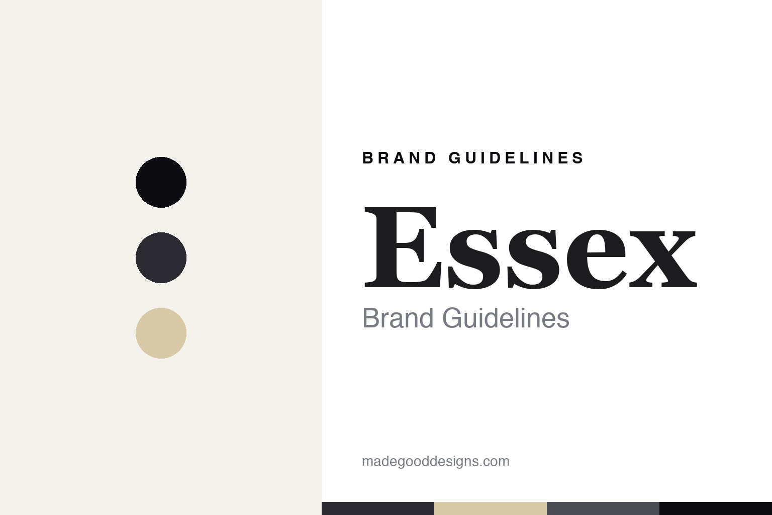 Essex Brand Guidelines: “Designed by Steinway & Sons”