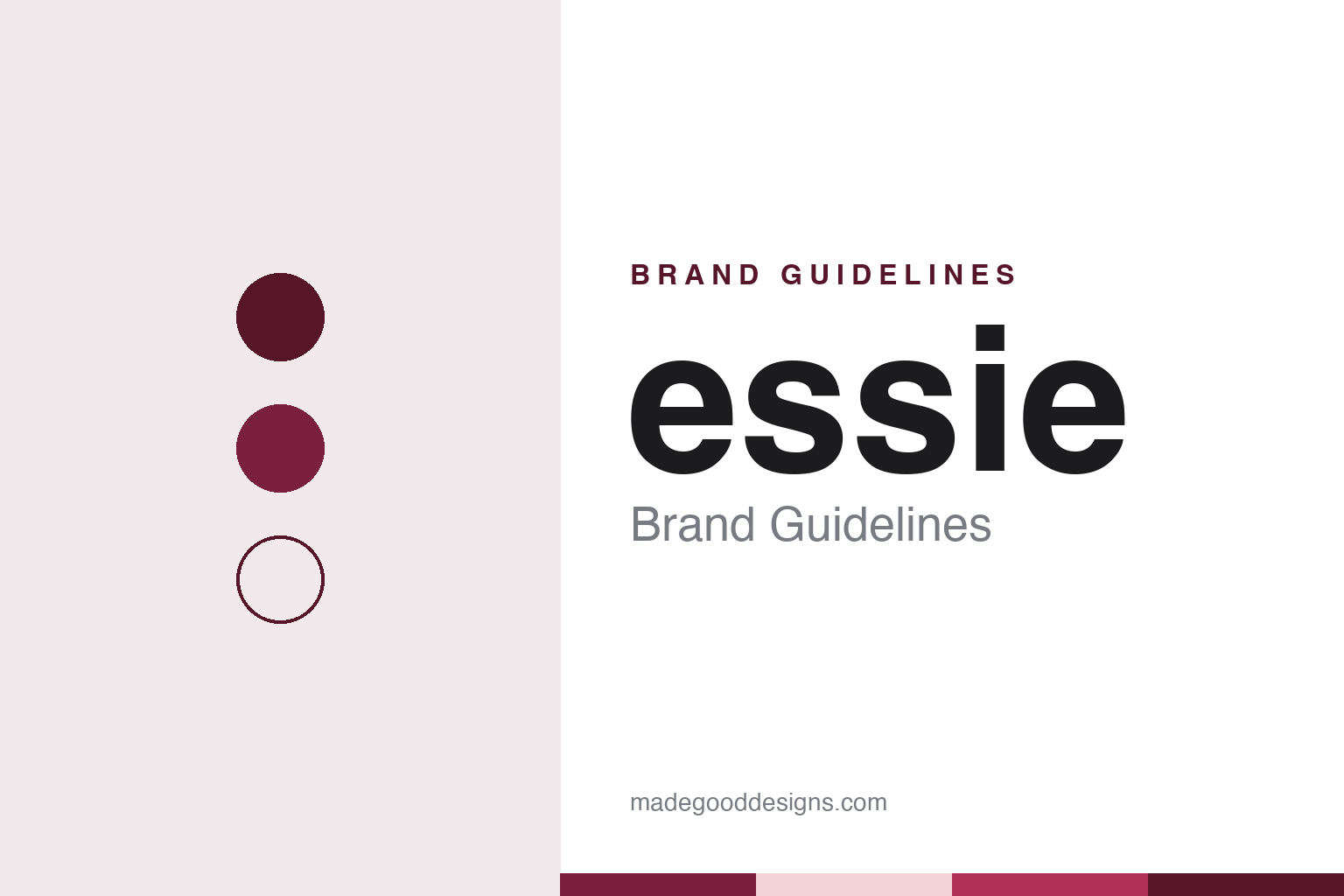 essie brand guidelines — abstract colour discs and material texture (original homage; not a essie product or logo)
