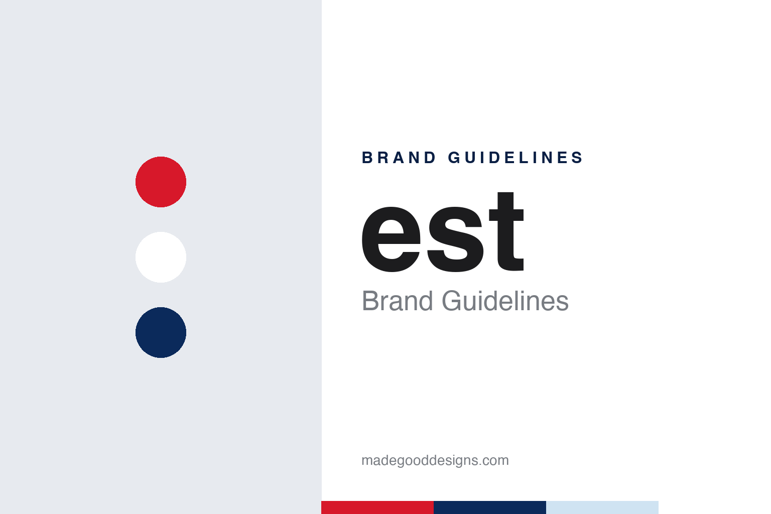 est brand guidelines — abstract colour discs and material texture (original homage; not a est product or logo)