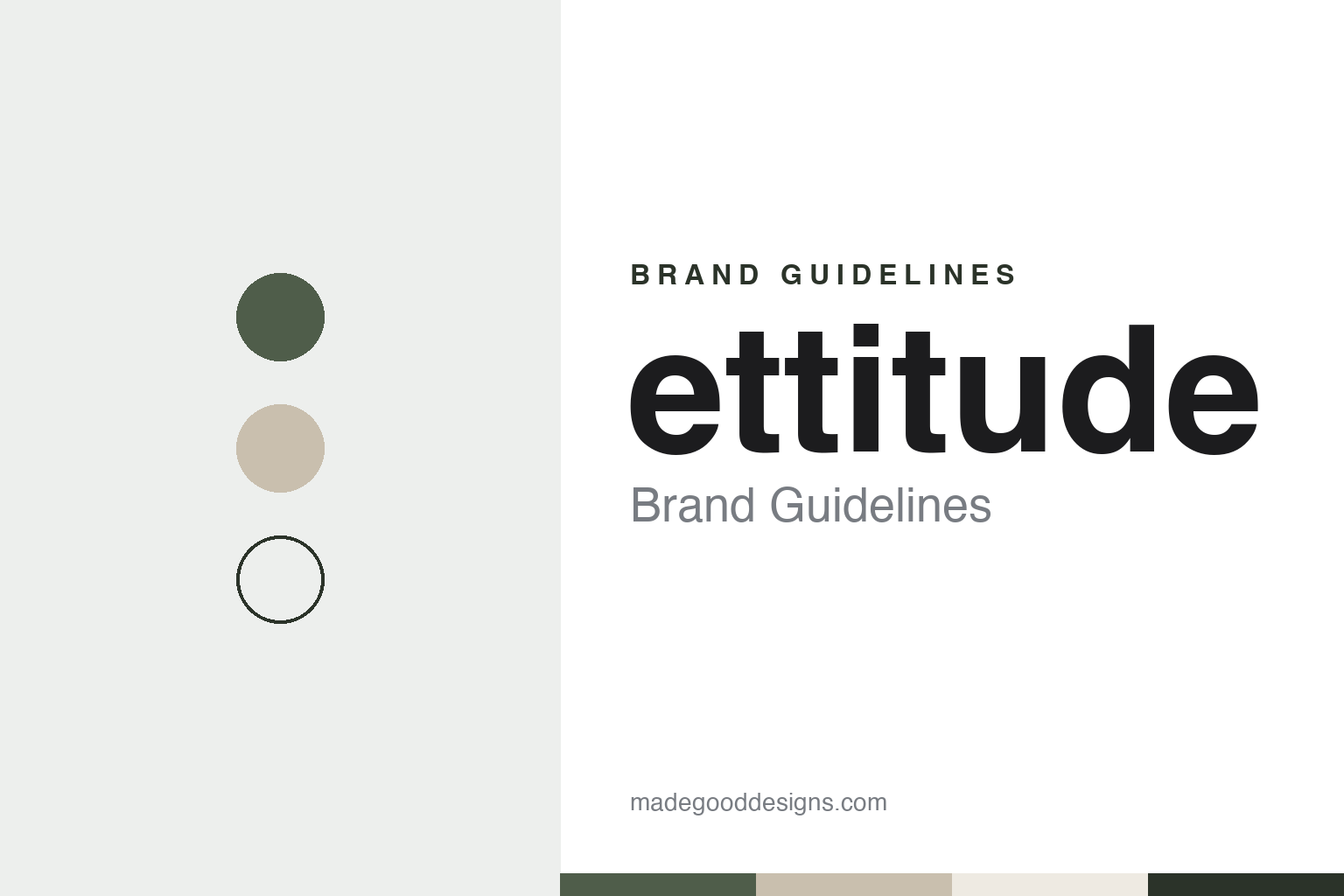 ettitude brand guidelines — abstract colour discs and material texture (original homage; not a ettitude product or logo)