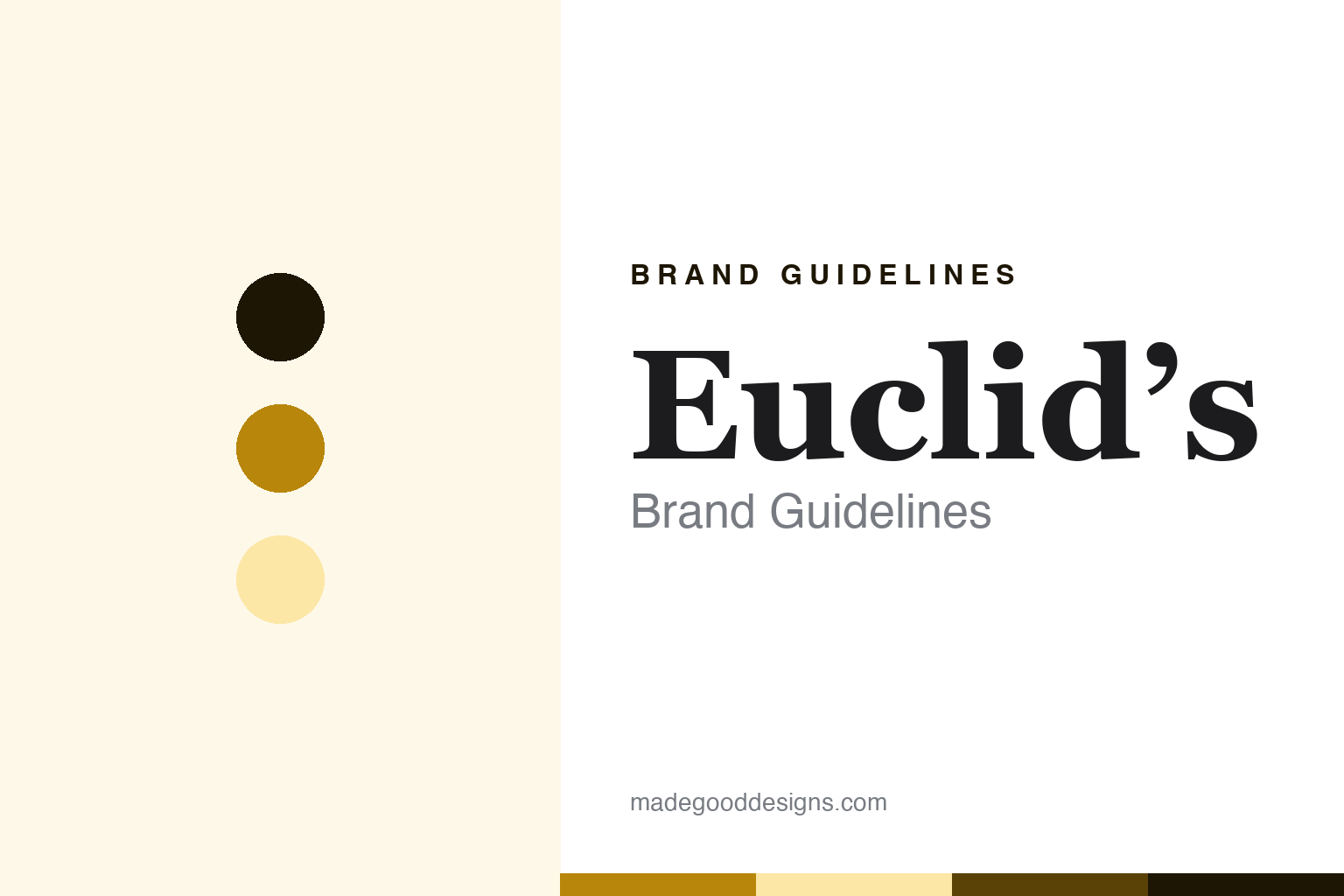 Euclid’s Brand Guidelines: “He Wrote the Book on Elements”