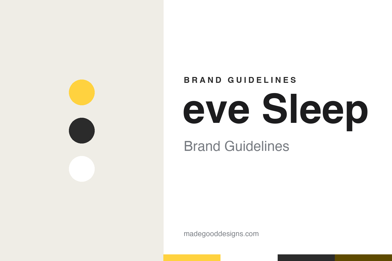 eve Sleep Brand Guidelines: The London Bed-in-a-Box Brand That Made Mattresses Yellow