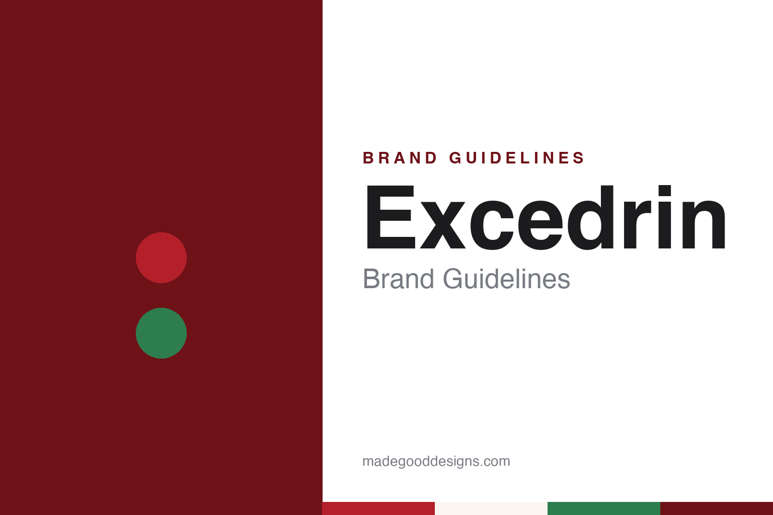 Excedrin Brand Guidelines: Bristol-Myers’ 1960 Headache Brand, Owned by Haleon Since 2022