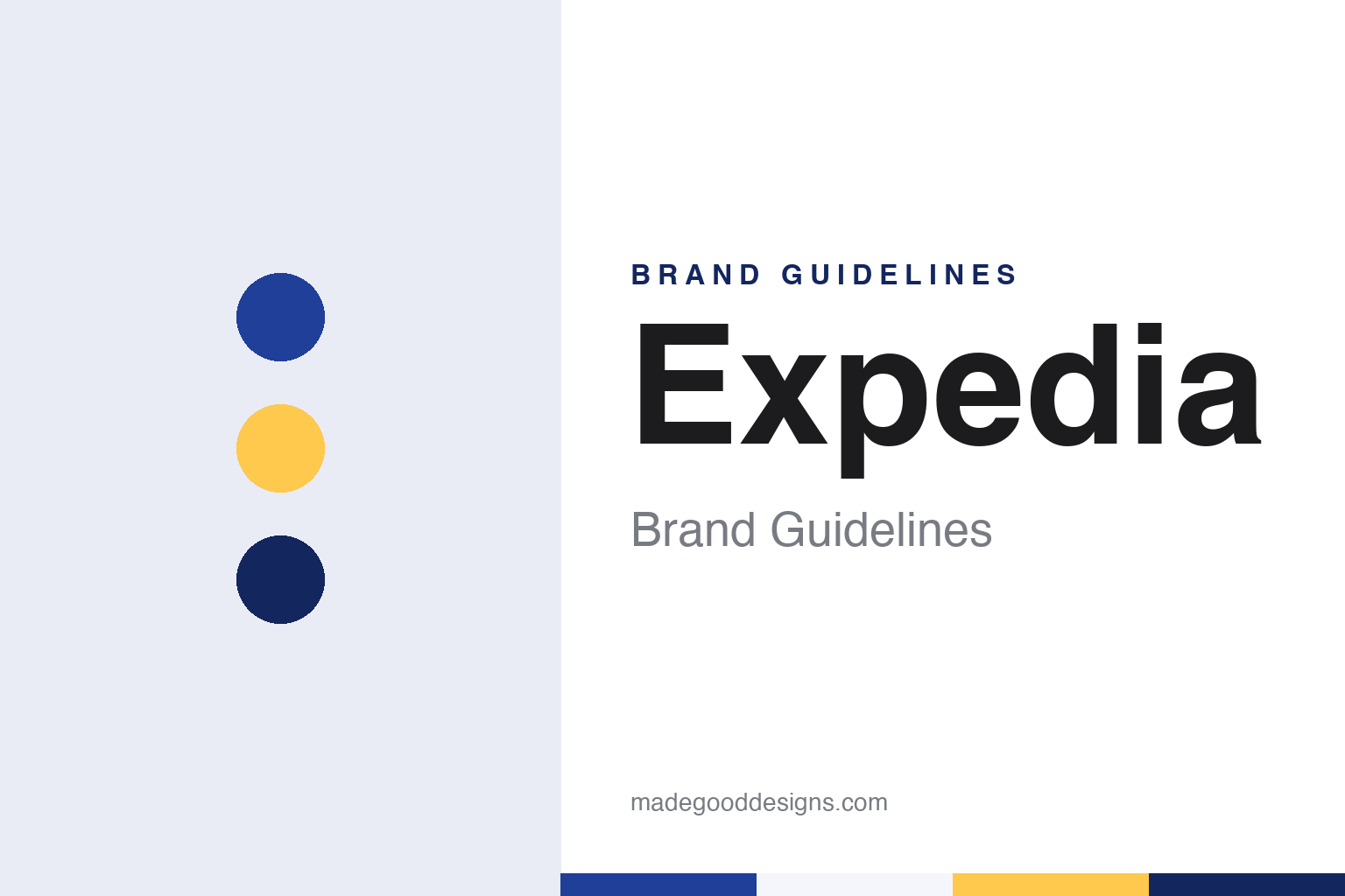 Expedia brand guidelines — abstract colour discs and material texture (original homage; not a Expedia product or logo)