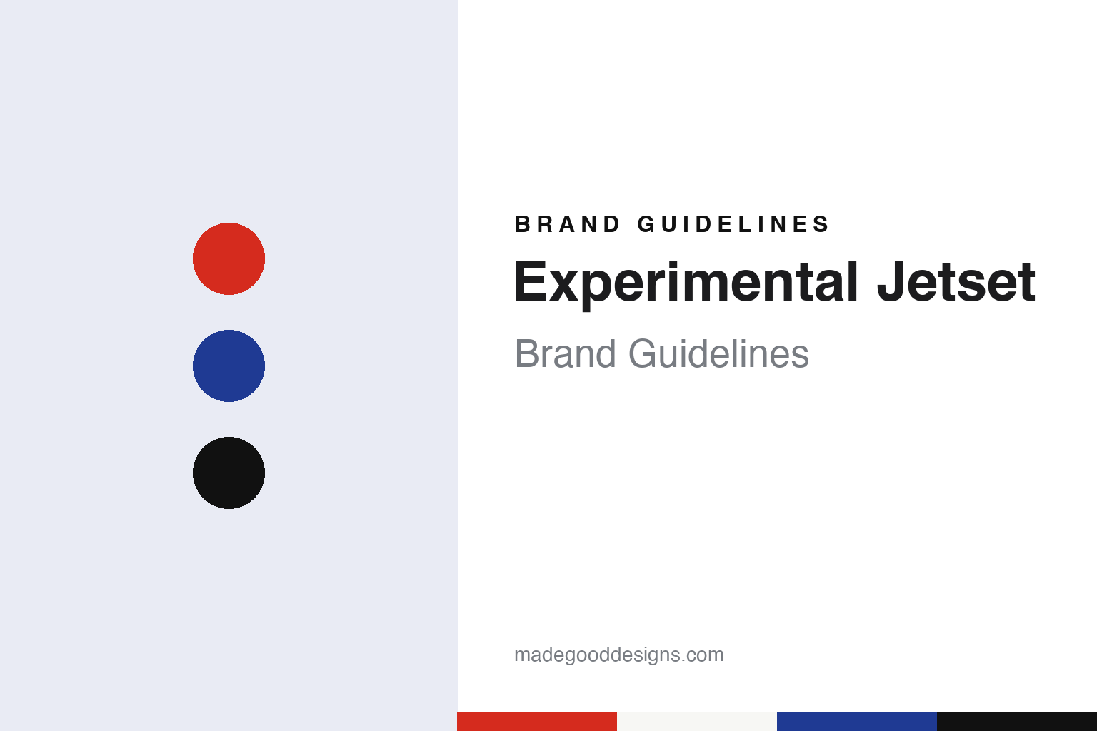 Experimental Jetset Brand Guidelines: A 1997 Amsterdam Trio Named After a Sonic Youth Album