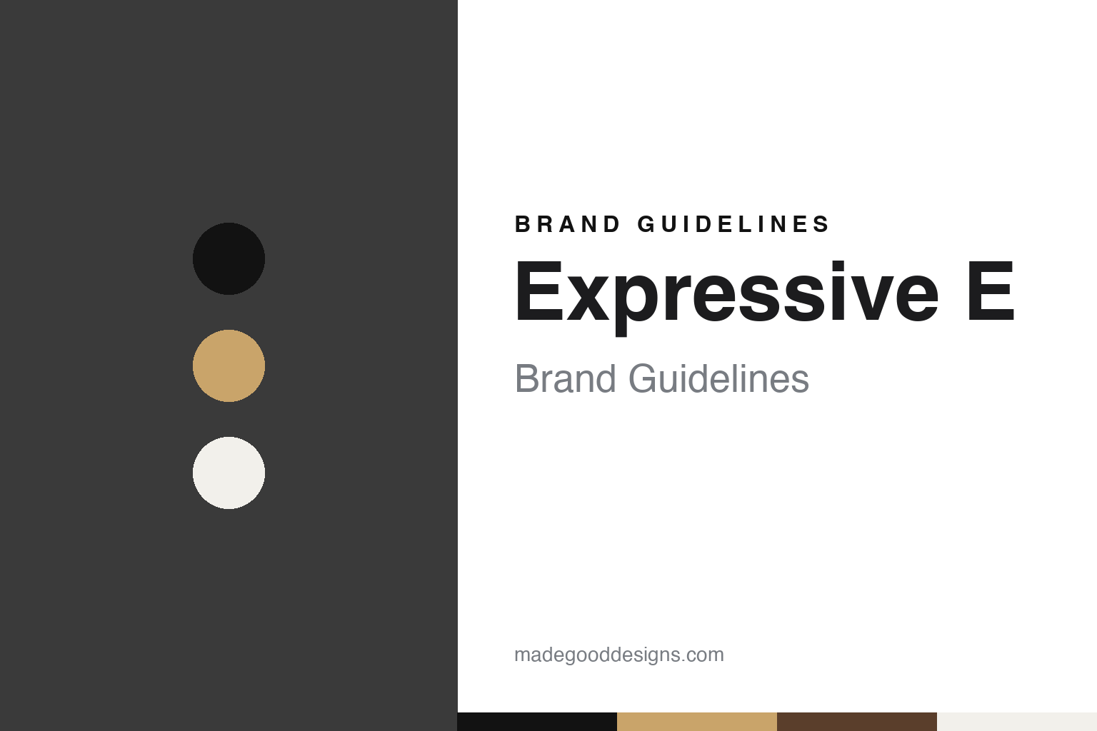 Expressive E Brand Guidelines: The French Maker of Touché and the Osmose