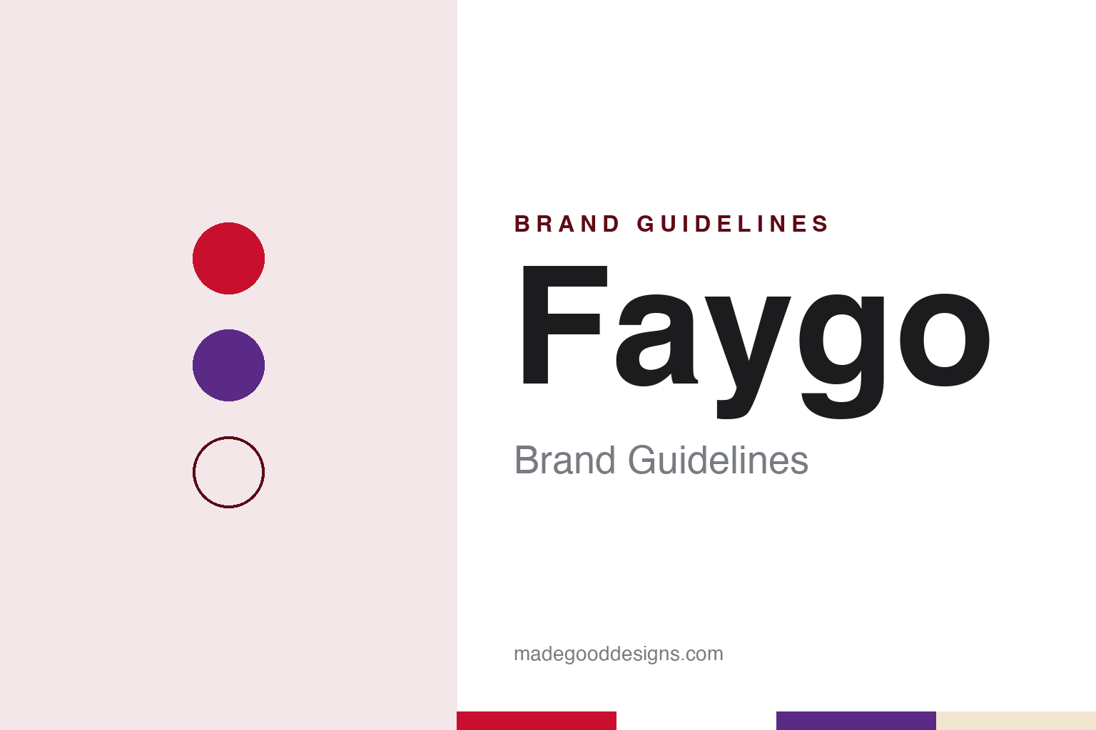 Faygo Brand Guidelines: Detroit Pop From the Feigenson Brothers Since 1907