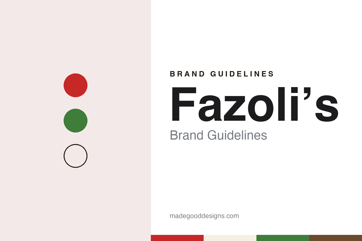 Fazoli’s Brand Guidelines: The Lexington Pasta Chain and Its Red Tomato