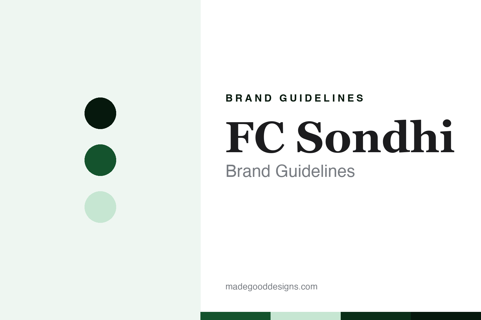 FC Sondhi brand guidelines — abstract colour discs and material texture (original homage; not a FC Sondhi product or logo)