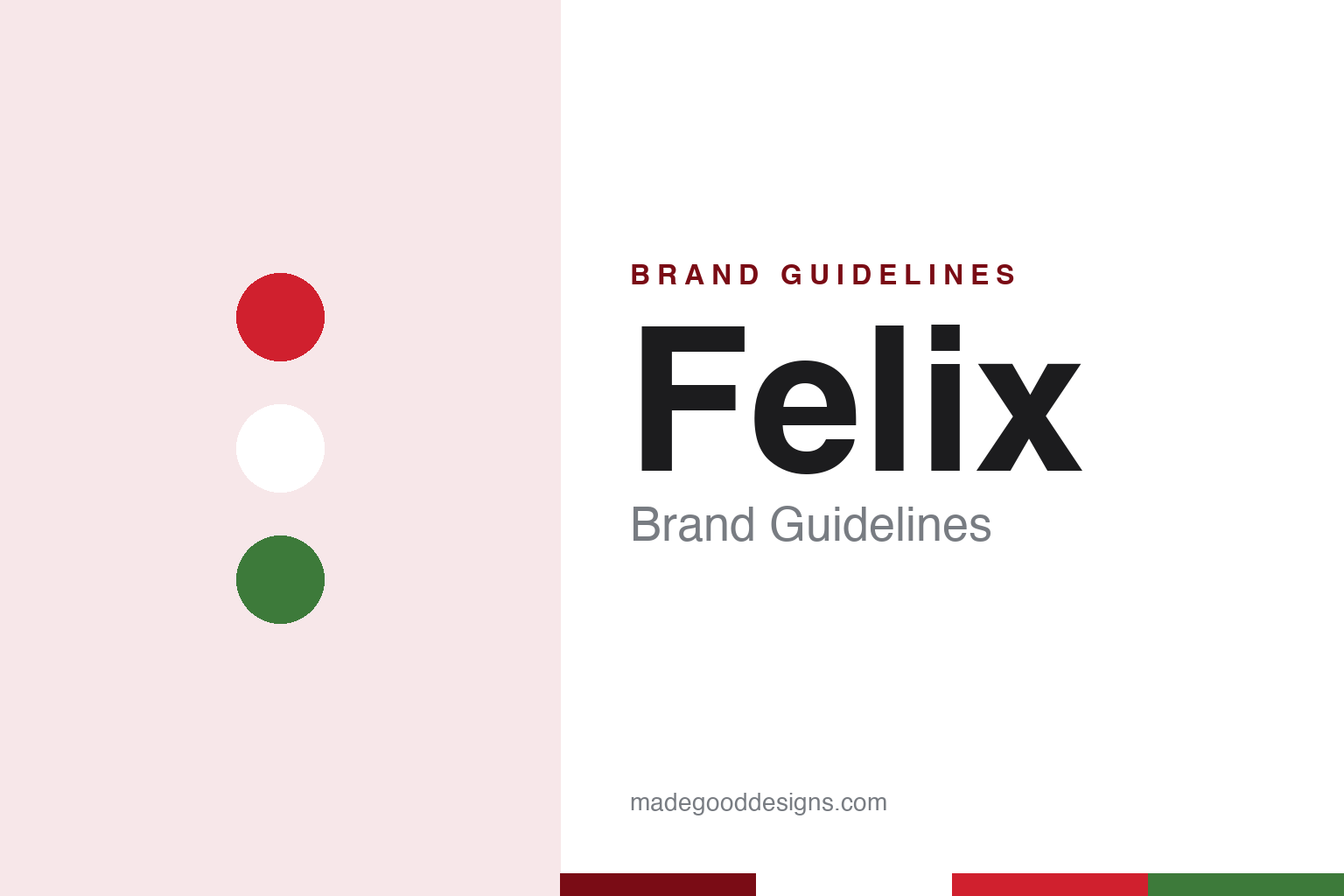 Felix brand guidelines — abstract colour discs and material texture (original homage; not a Felix product or logo)