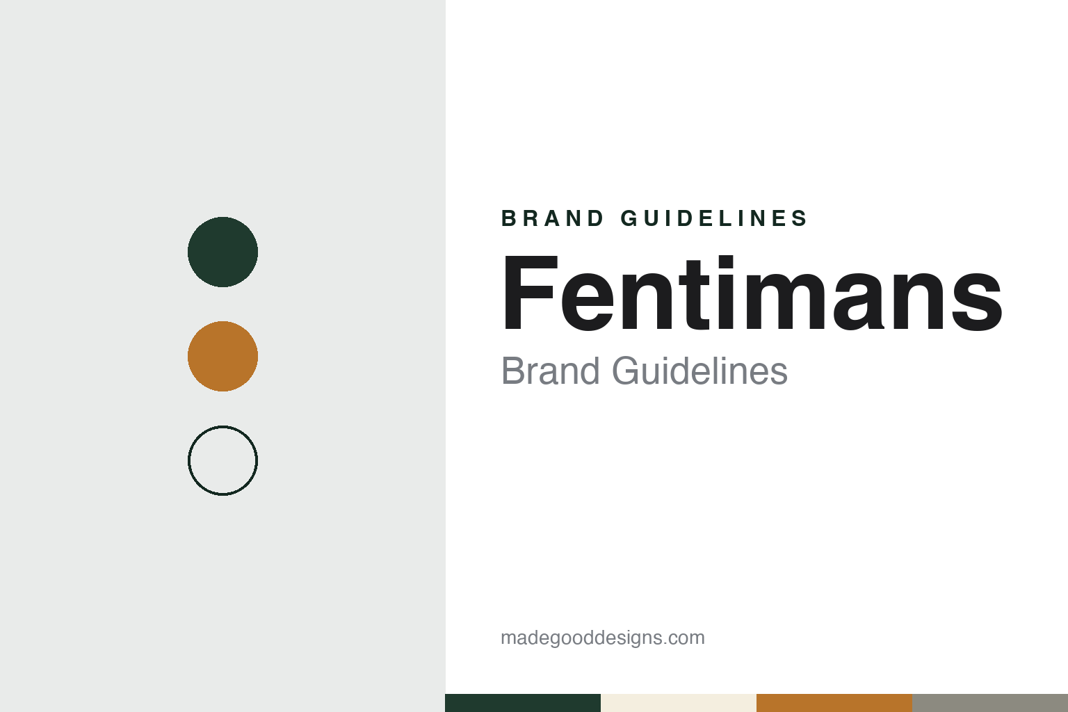 Fentimans brand guidelines — abstract colour discs and material texture (original homage; not a Fentimans product or logo)
