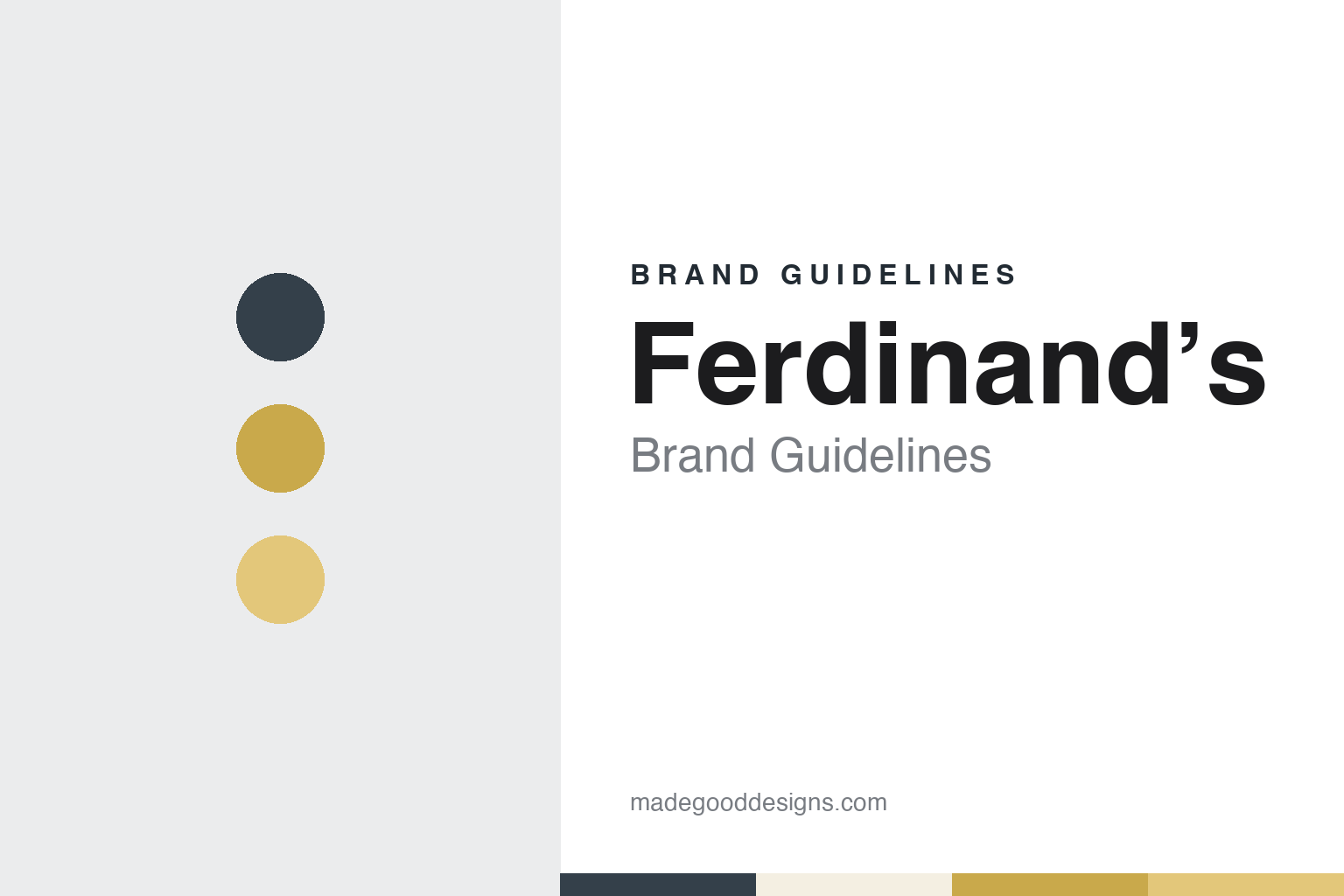 Ferdinand’s Gin Brand Guidelines: The Riesling-Infused Saar Dry Gin, Begun in 2013