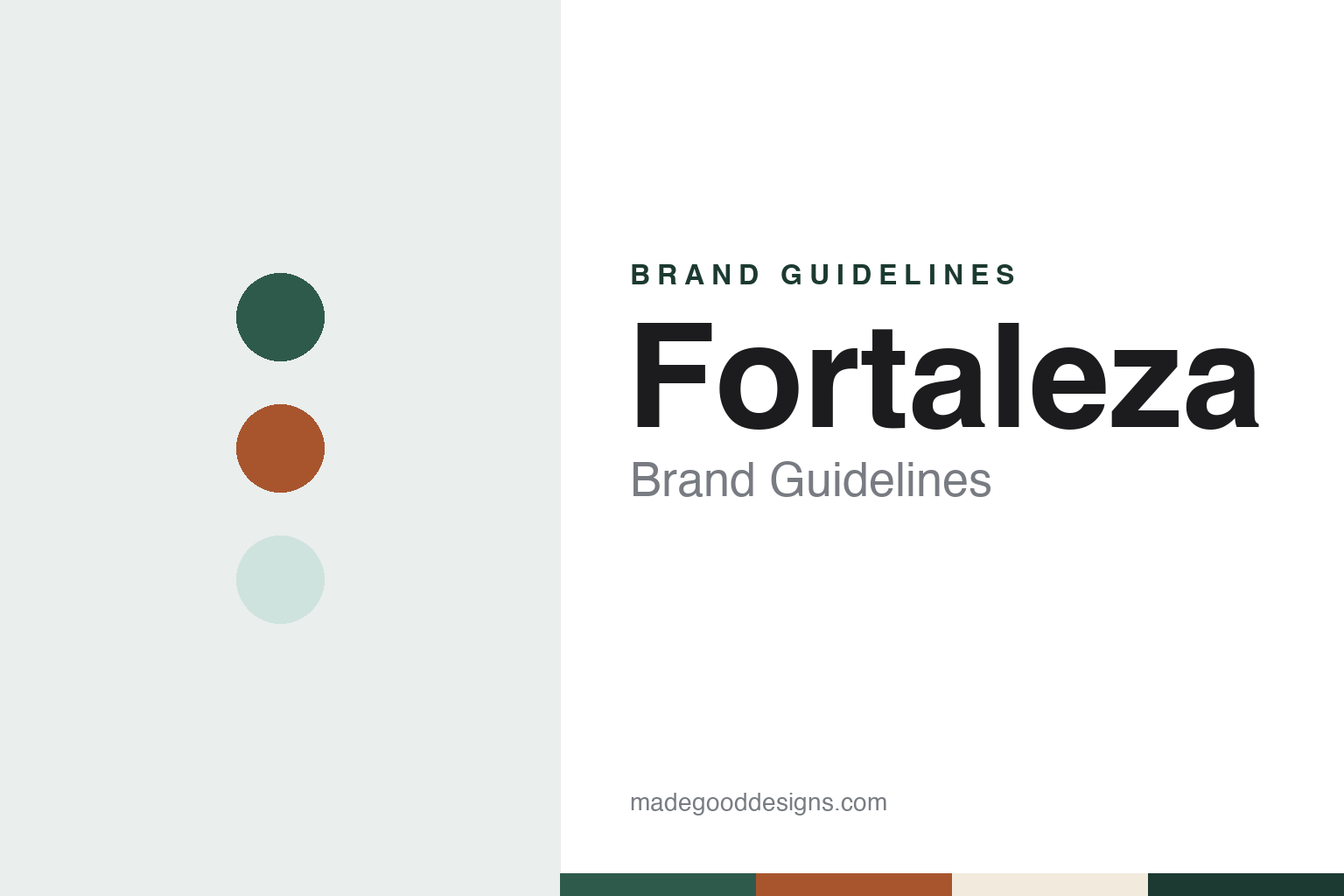 Fortaleza brand guidelines — abstract colour discs and material texture (original homage; not a Fortaleza product or logo)