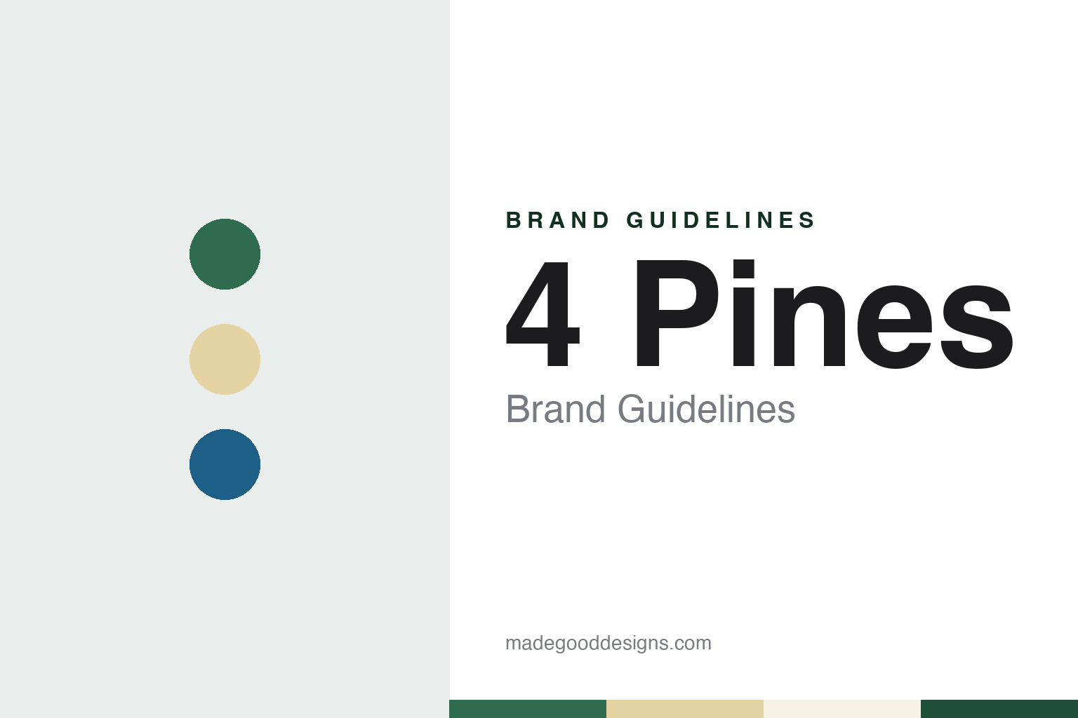 4 Pines brand guidelines — abstract colour discs and material texture (original homage; not a 4 Pines product or logo)