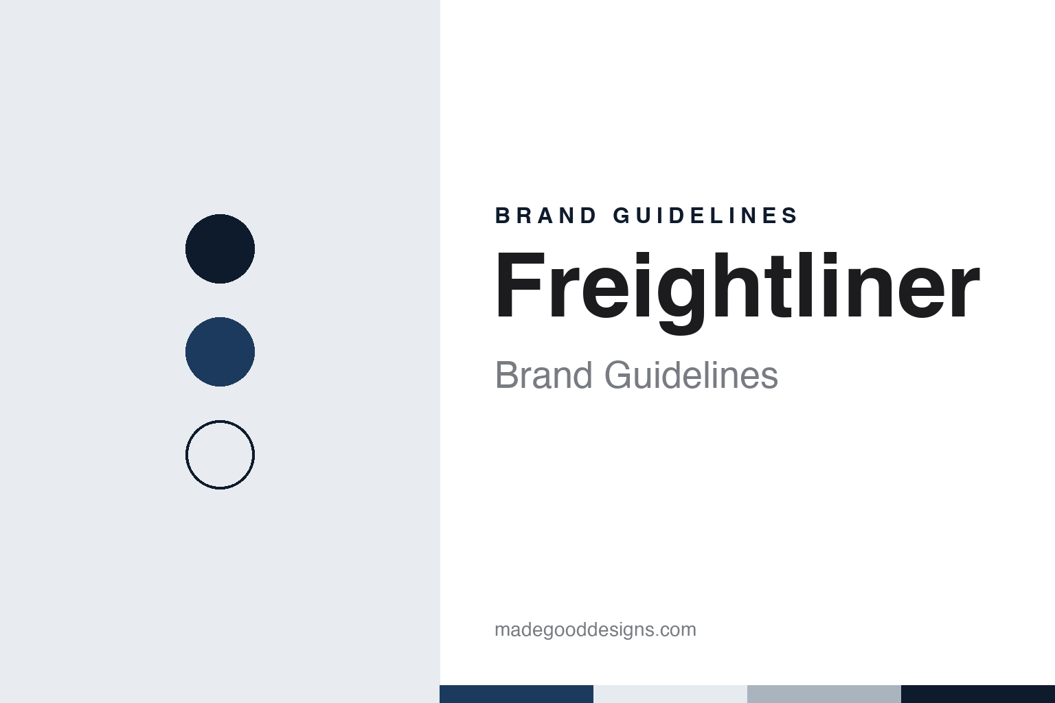 Freightliner Brand Guidelines: From a Freight-Liner Nameplate to Daimler Truck