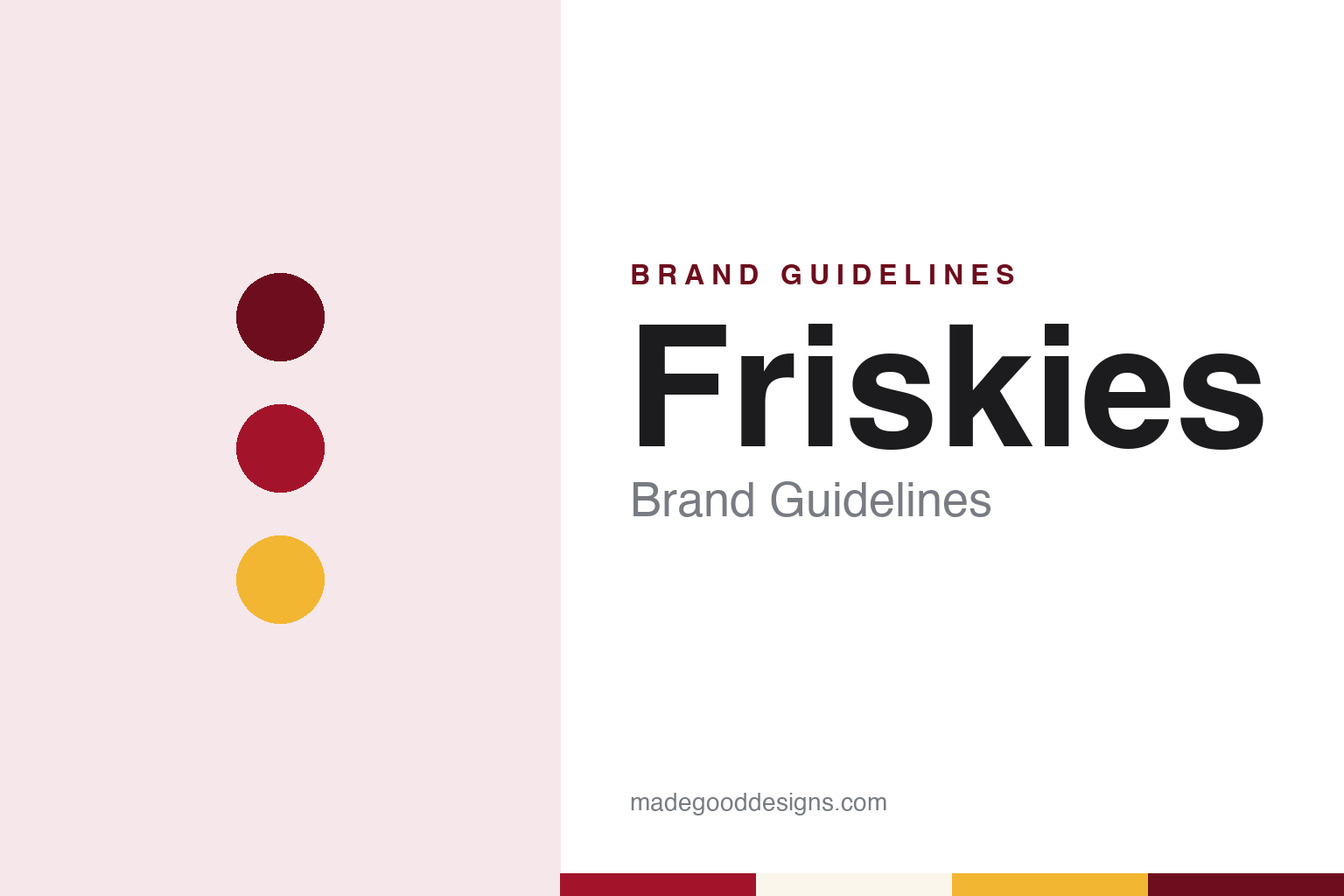 Friskies Brand Guidelines: The Carnation Pet Food Owned by Nestlé Purina Since 2001