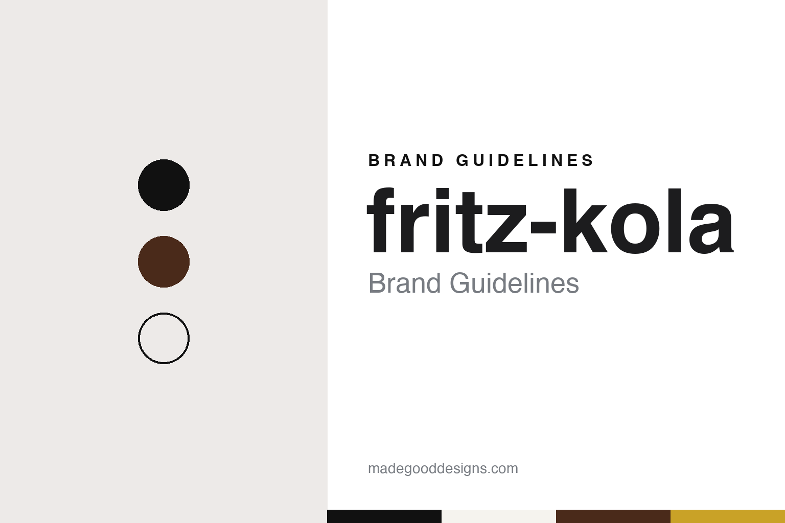 fritz-kola Brand Guidelines: The Hamburg Cola With Its Founders’ Faces on the Label