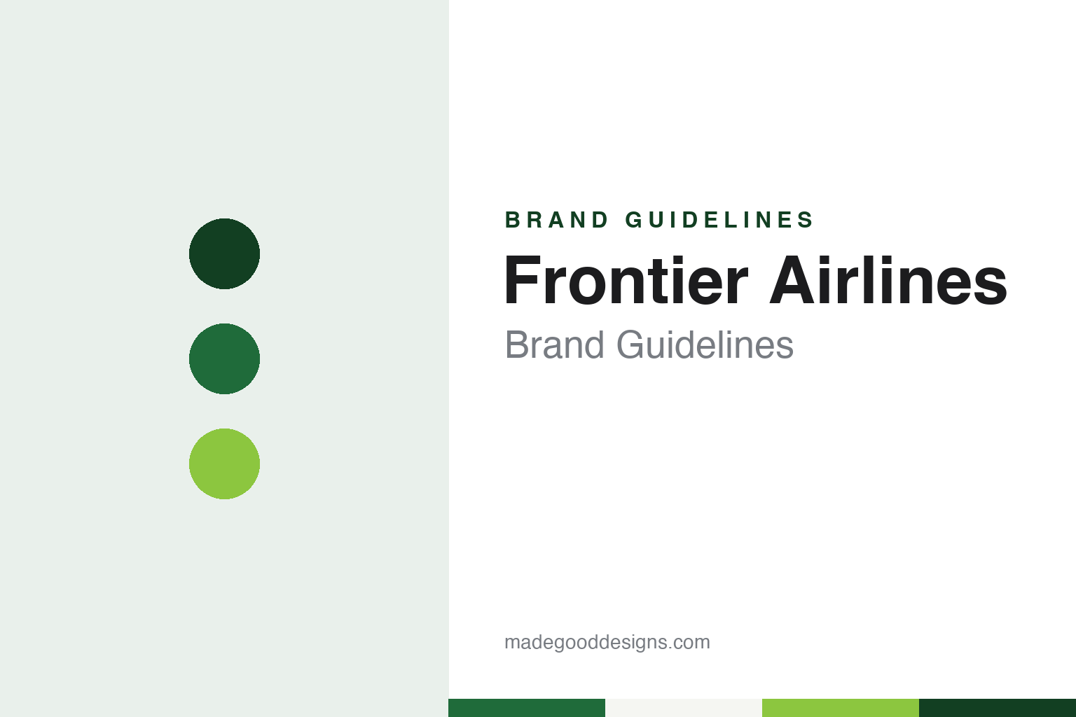 Frontier Airlines brand guidelines — abstract colour discs and material texture (original homage; not a Frontier Airlines product or logo)