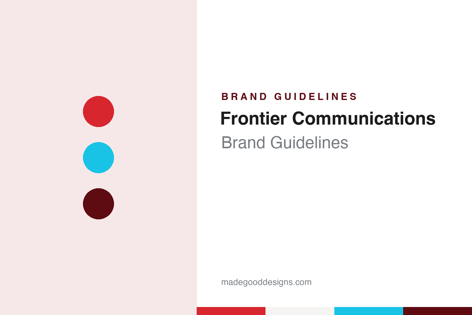 Frontier Communications Brand Guidelines: A Rochester Name, a Red Roundel and Verizon