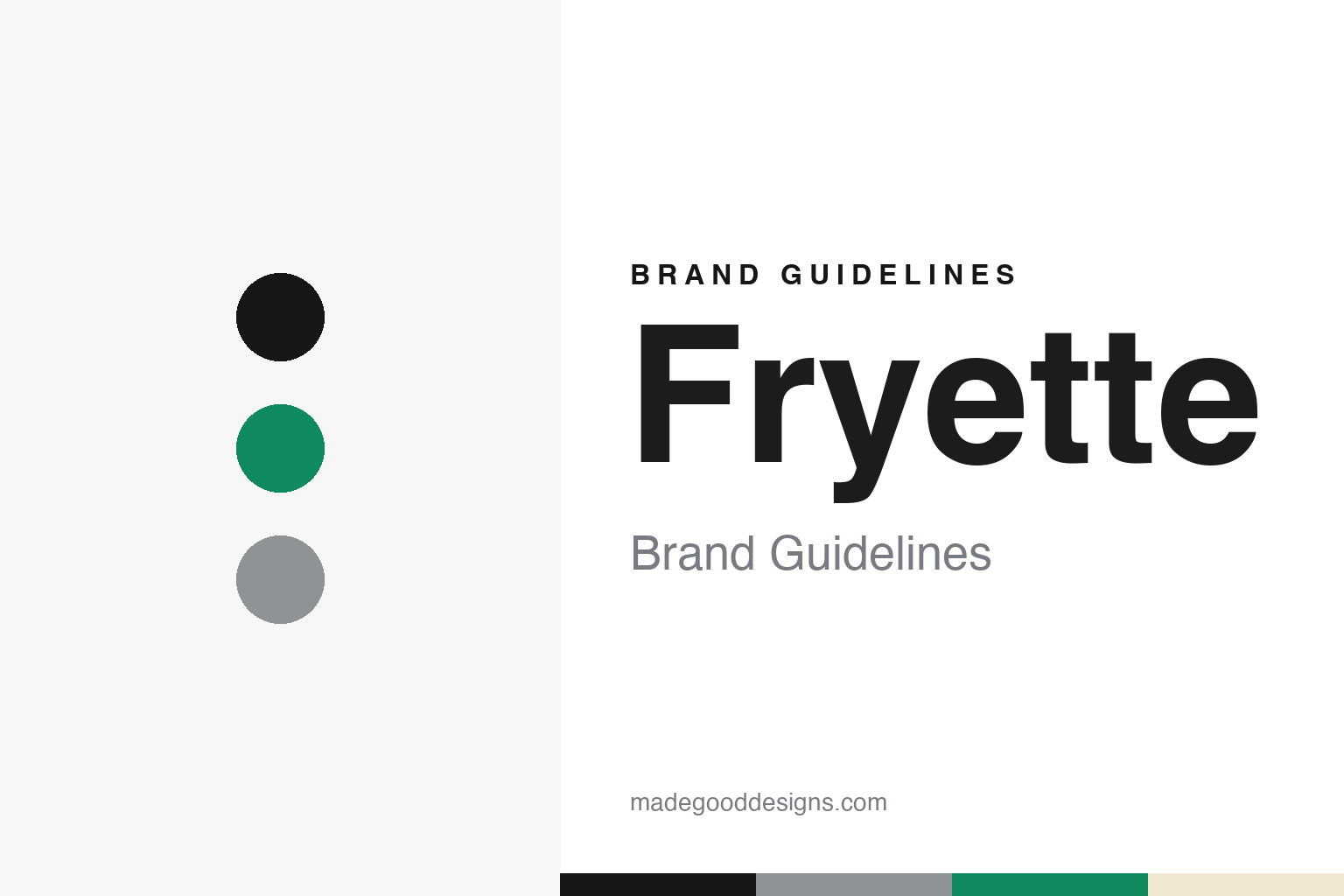 Fryette Brand Guidelines: Steven Fryette’s Los Angeles Amp Company, Formerly VHT