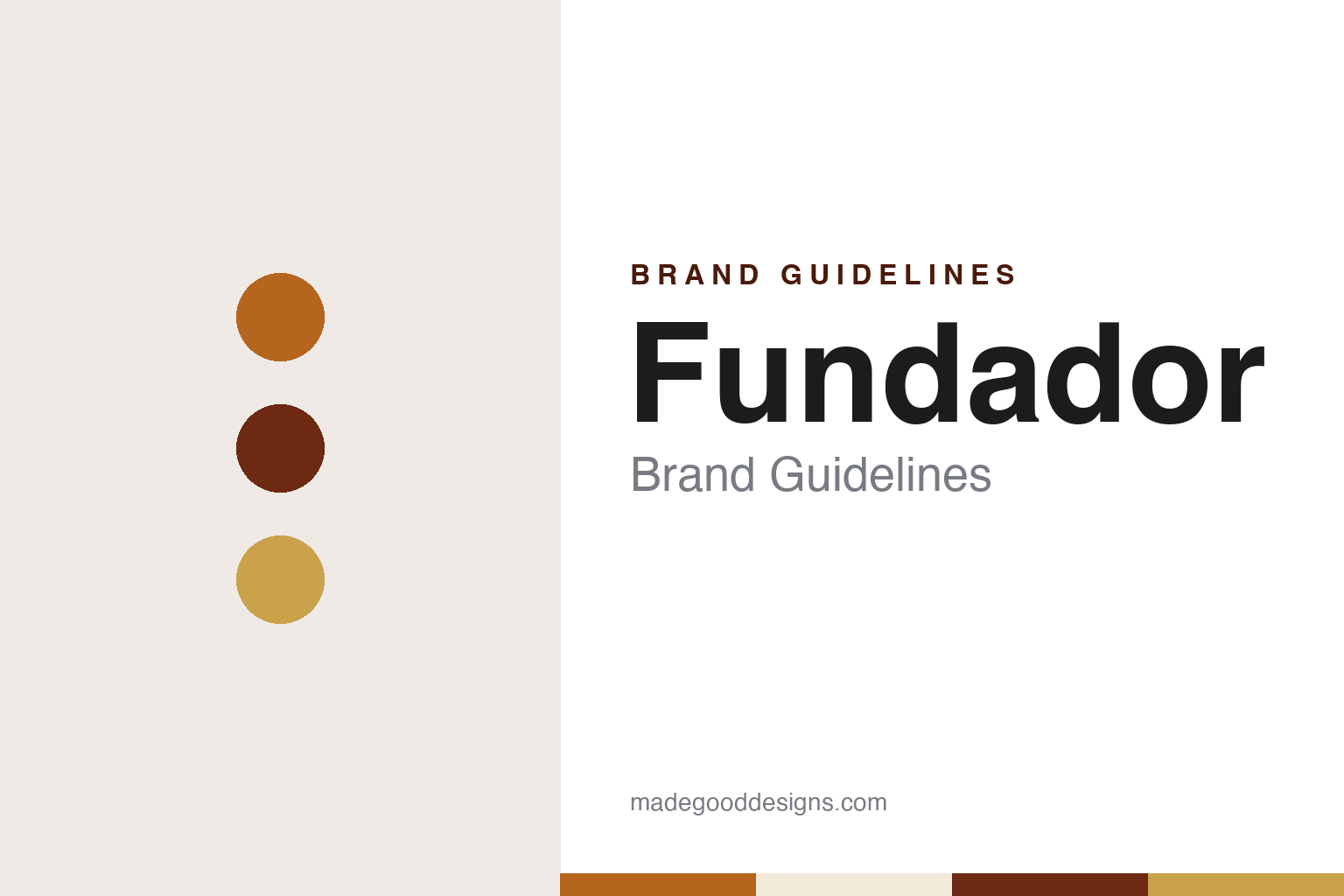 Fundador Brand Guidelines: The Jerez Brandy First Sold Under Its Name in 1874