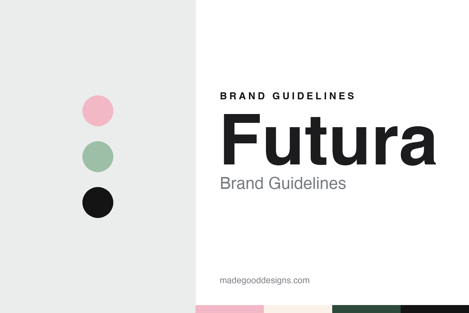 Futura brand guidelines — abstract colour discs and material texture (original homage; not a Futura product or logo)