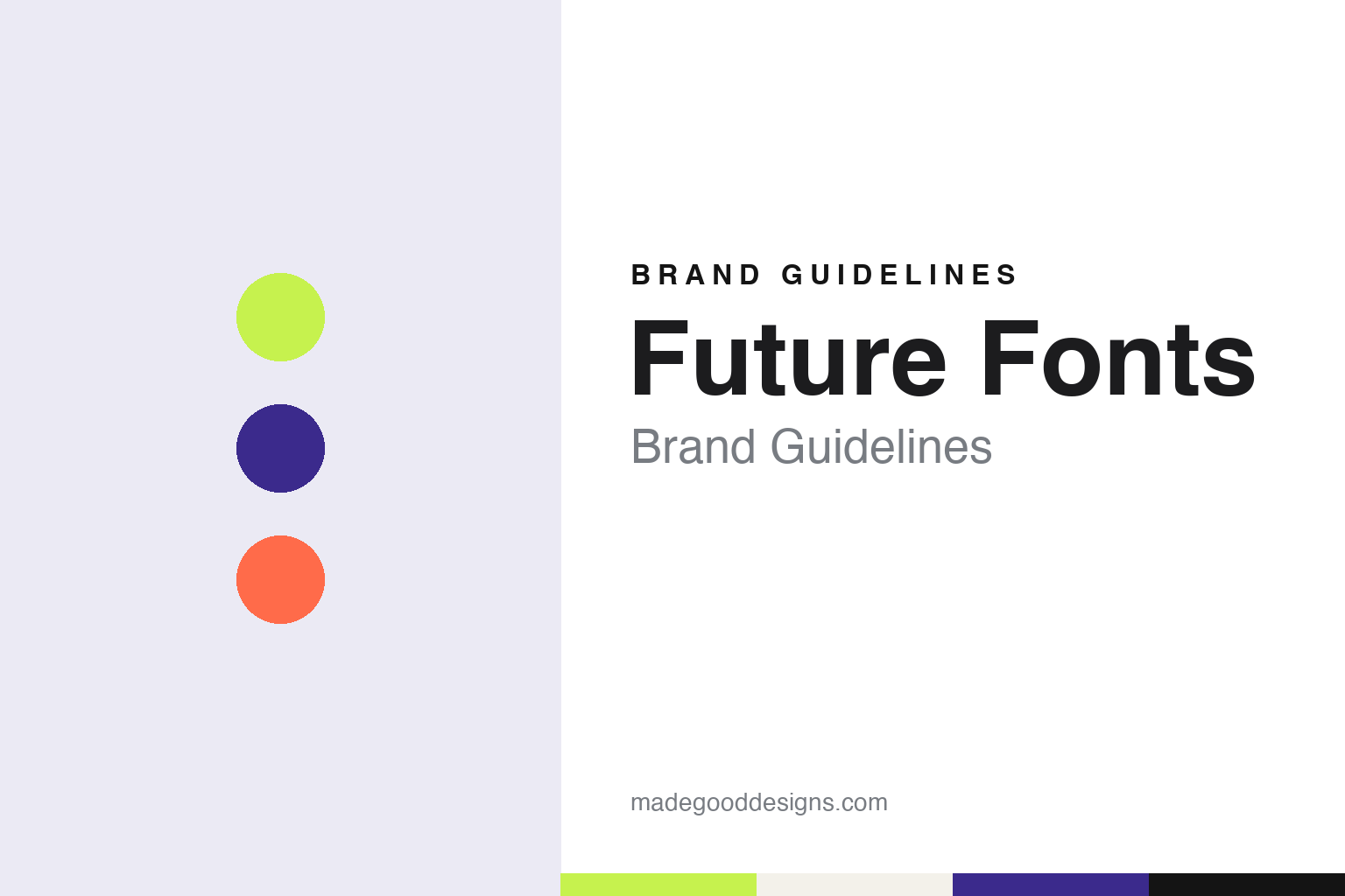 Future Fonts Brand Guidelines: A 2018 Platform for Typefaces Still in Progress