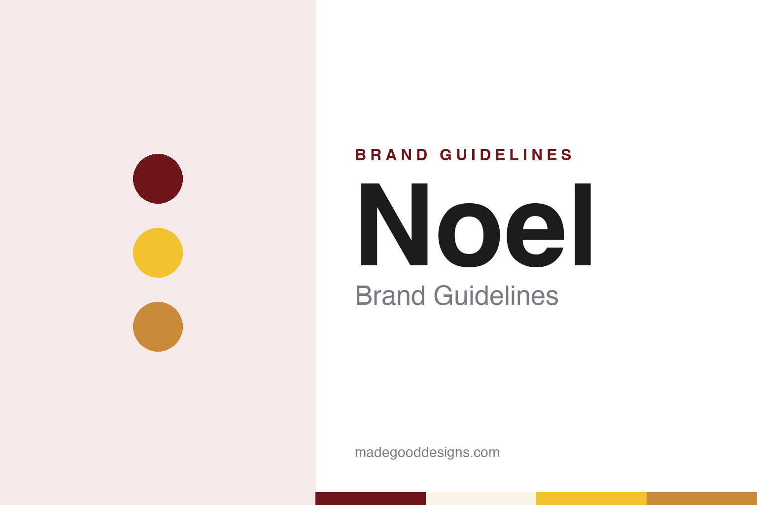 Noel brand guidelines — abstract colour discs and material texture (original homage; not a Noel product or logo)