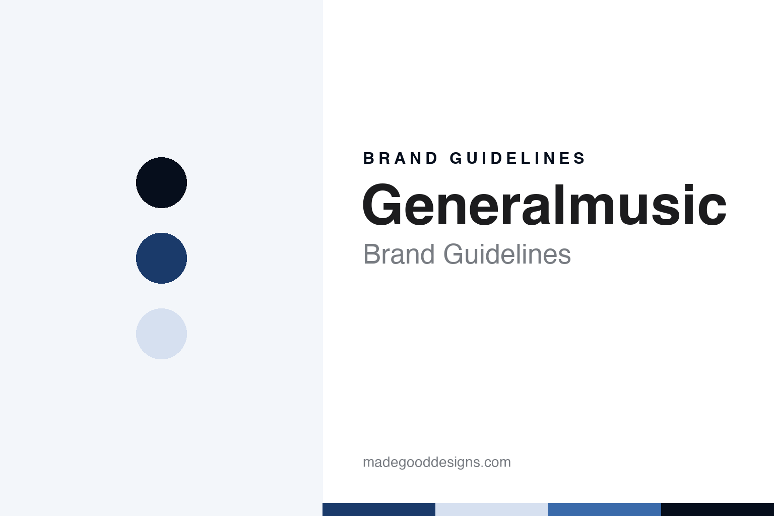 Generalmusic brand guidelines — abstract colour discs and material texture (original homage; not a Generalmusic product or logo)
