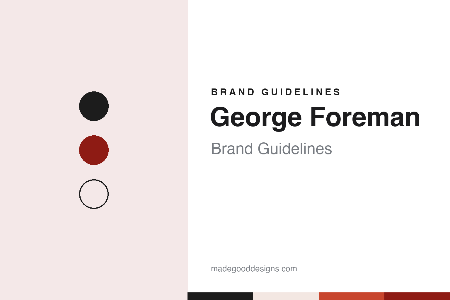 George Foreman Brand Guidelines: Michael Boehm’s Two-Sided Grill and a Boxer’s Name