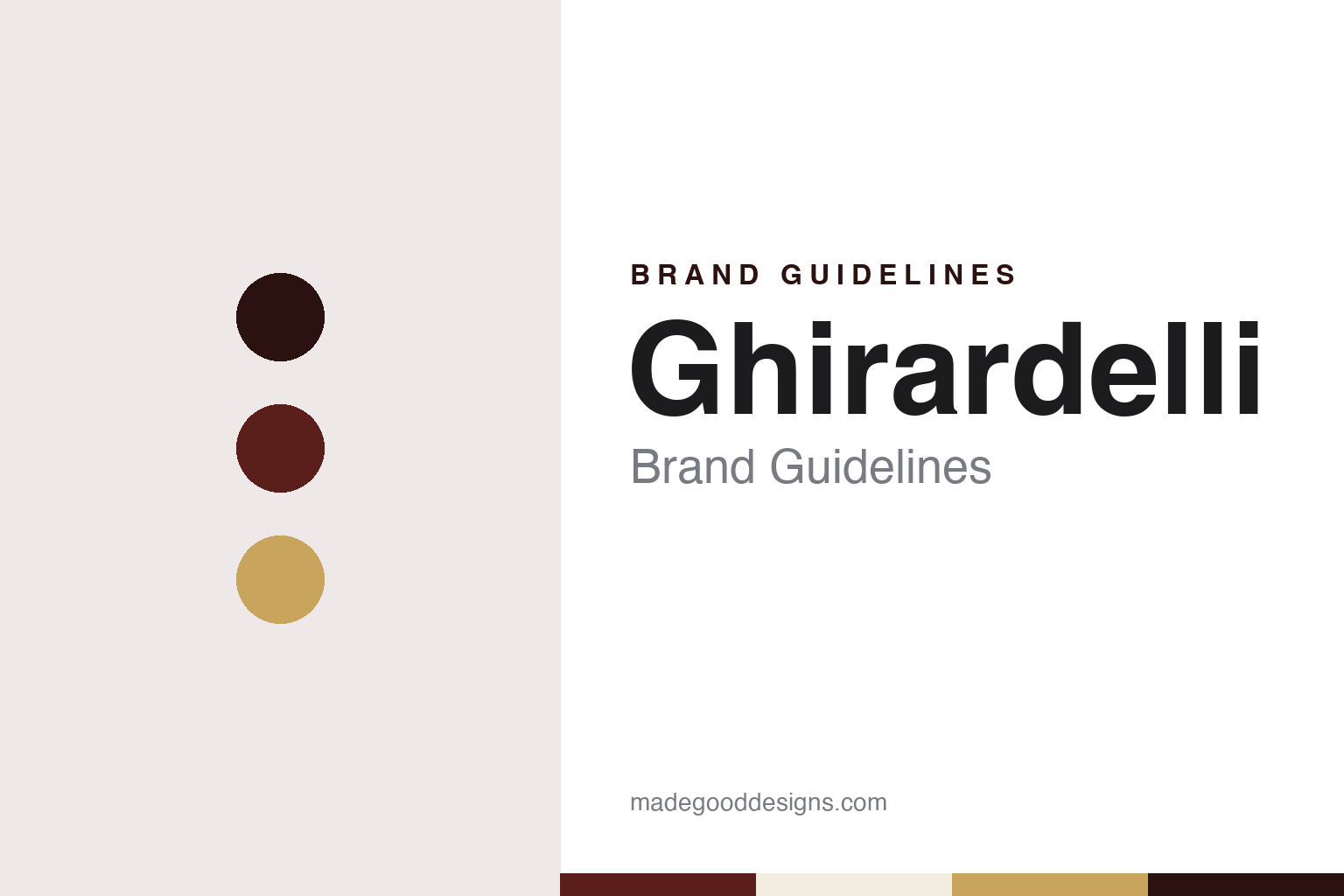 Ghirardelli Brand Guidelines: The Gold Rush Chocolate Company That Became a Lindt Subsidiary