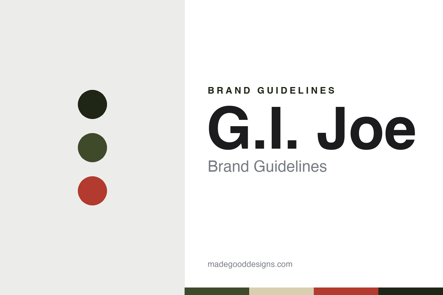 G.I. Joe Brand Guidelines: Hasbro’s 1964 Action Figure, Relaunched at 3¾ Inches in 1982