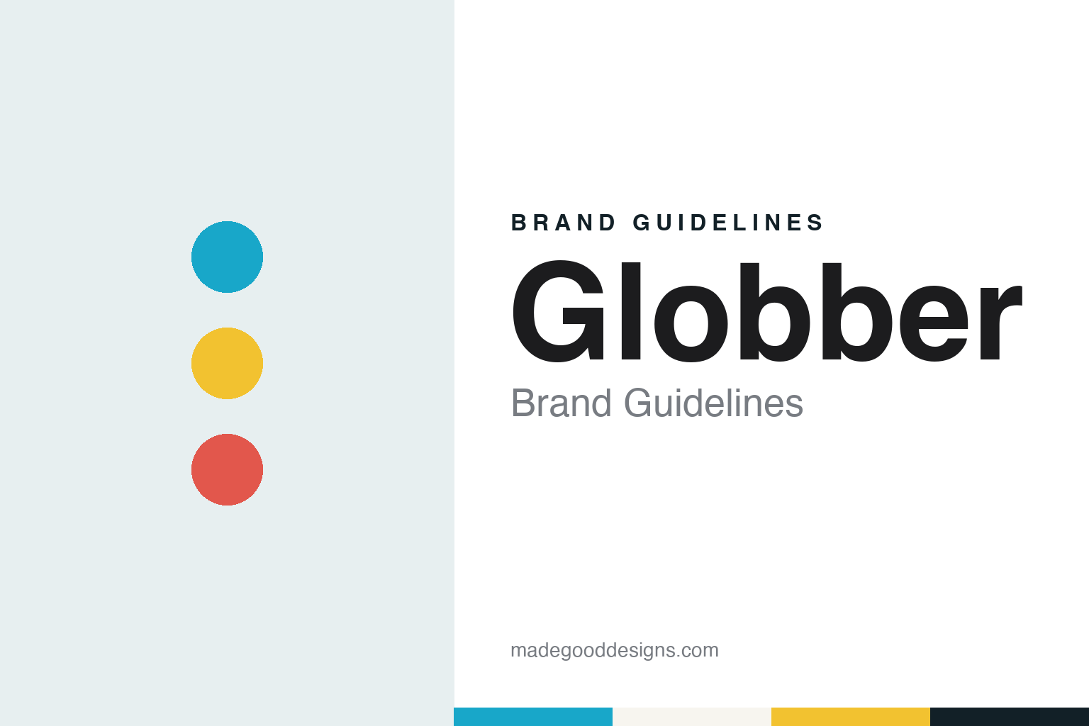 Globber brand guidelines — abstract colour discs and material texture (original homage; not a Globber product or logo)