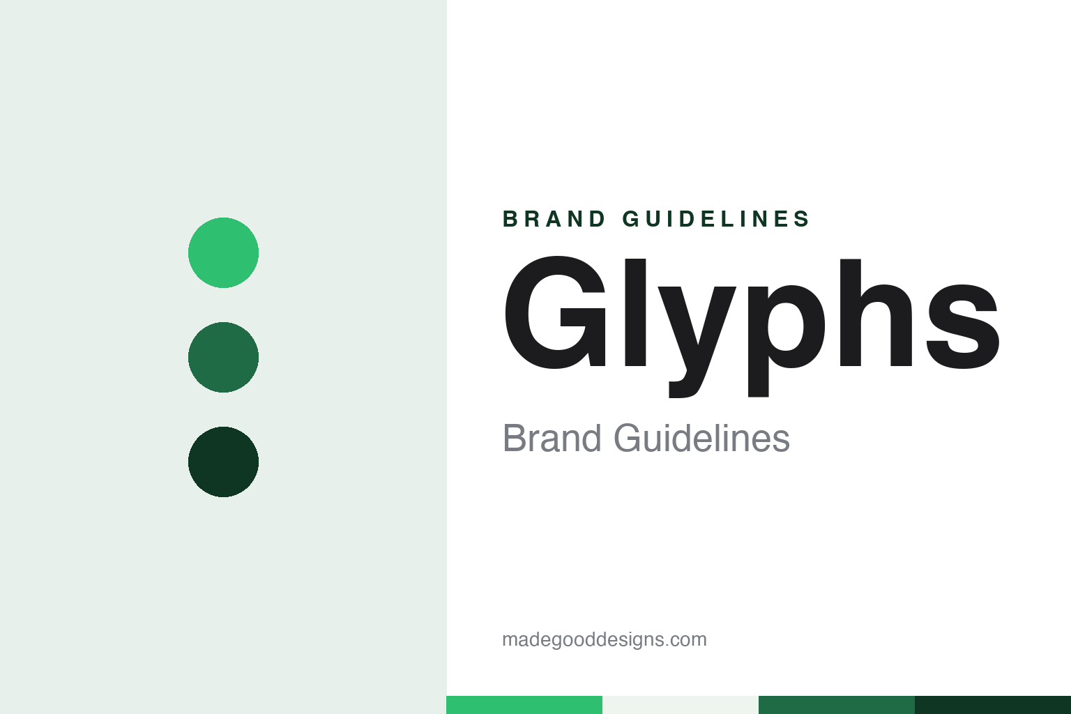 Glyphs brand guidelines — abstract colour discs and material texture (original homage; not a Glyphs product or logo)
