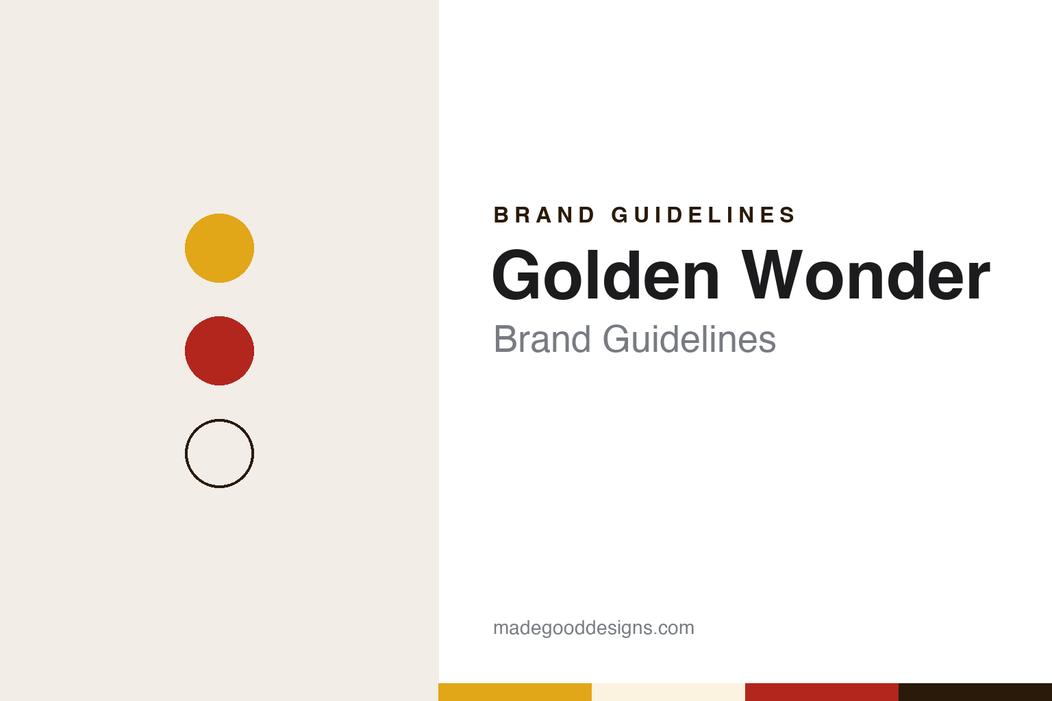 Golden Wonder brand guidelines — abstract colour discs and material texture (original homage; not a Golden Wonder product or logo)