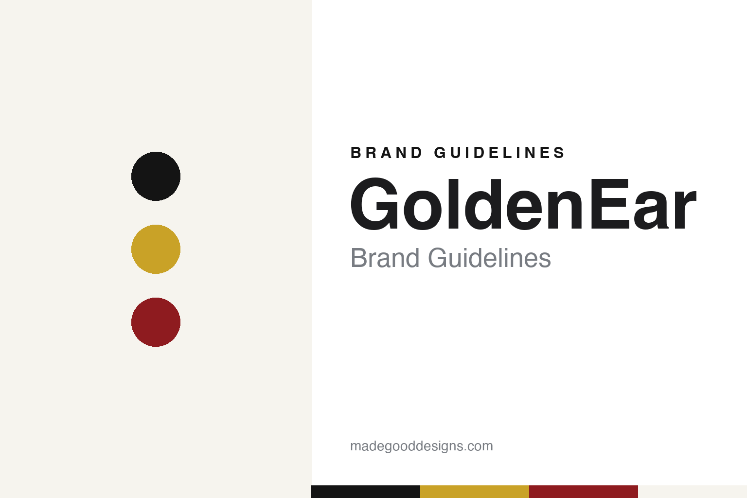 GoldenEar Brand Guidelines: Sandy Gross’s Third Loudspeaker Company