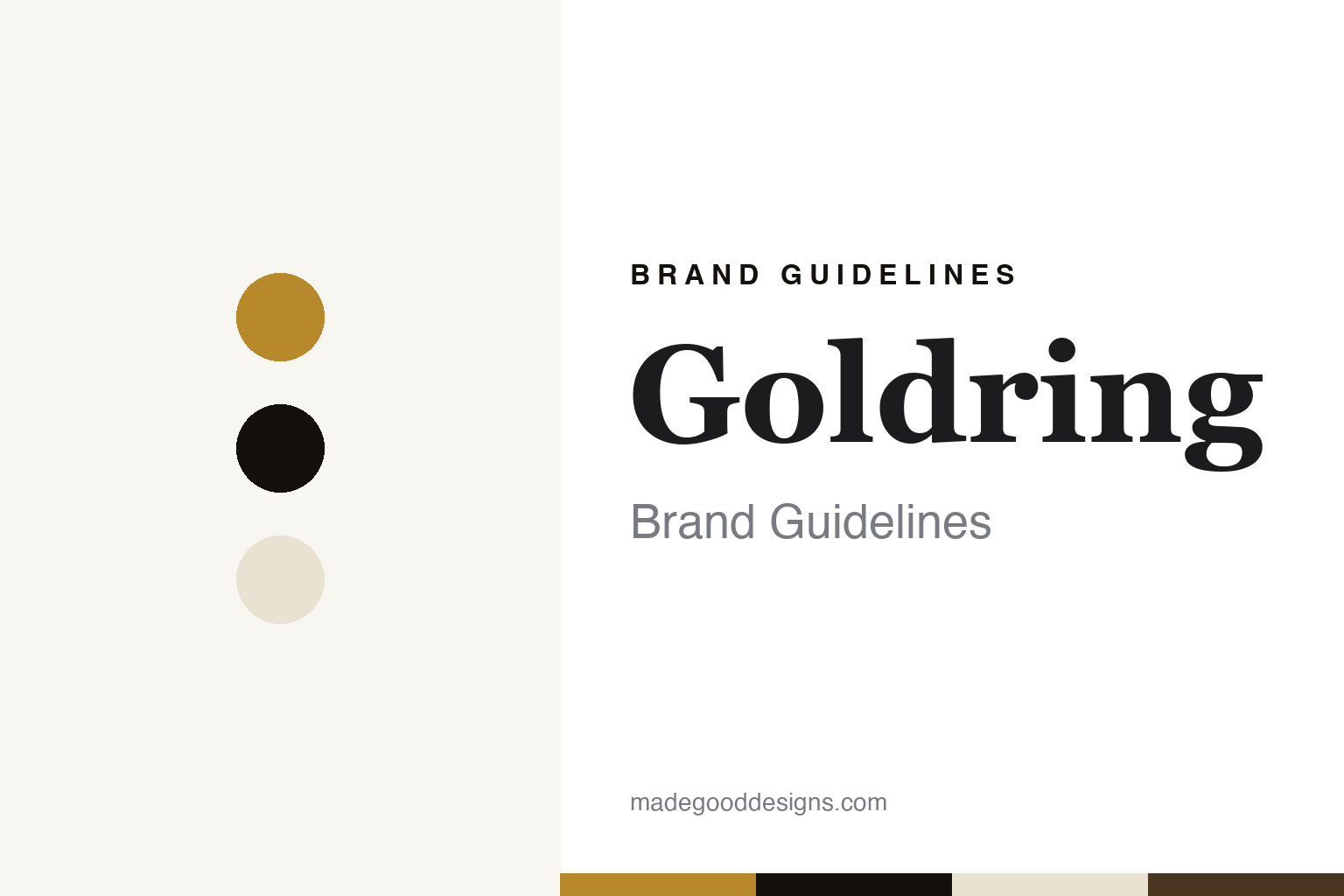 Goldring brand guidelines — abstract colour discs and material texture (original homage; not a Goldring product or logo)