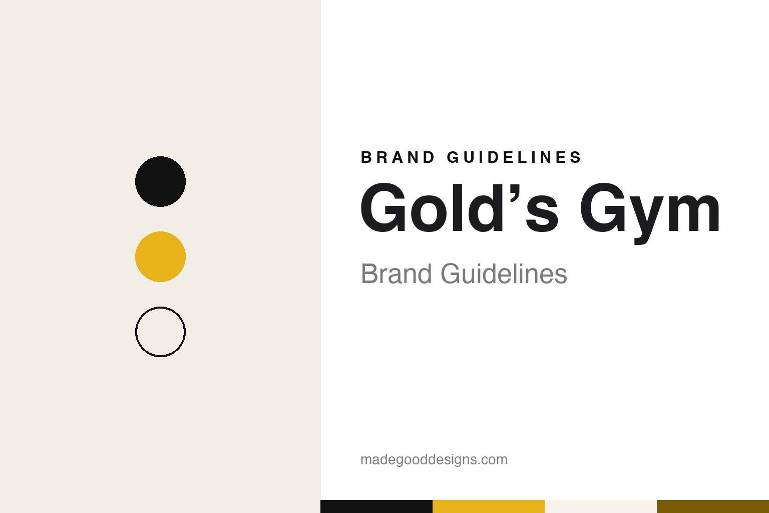Gold’s Gym Brand Guidelines: From Venice Beach in 1965 to RSG Group